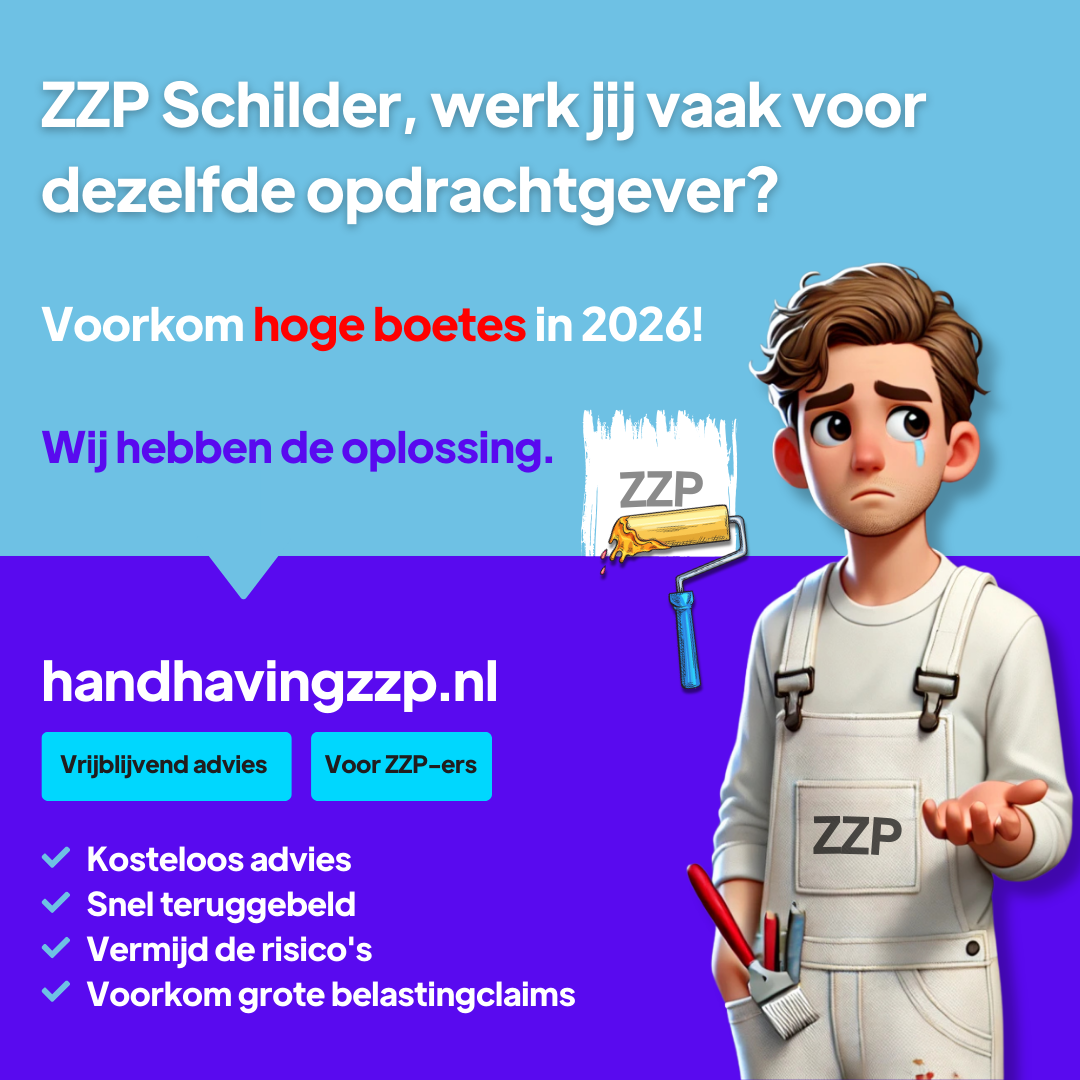 Handhaving ZZP Facebook ad from Jan 23, 2026