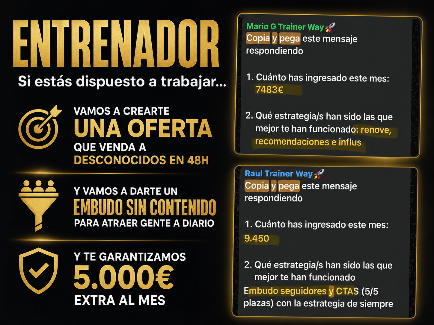 Dani Penas - Trainer Way Facebook ad: El vídeo se eliminará muy pronto entrenador