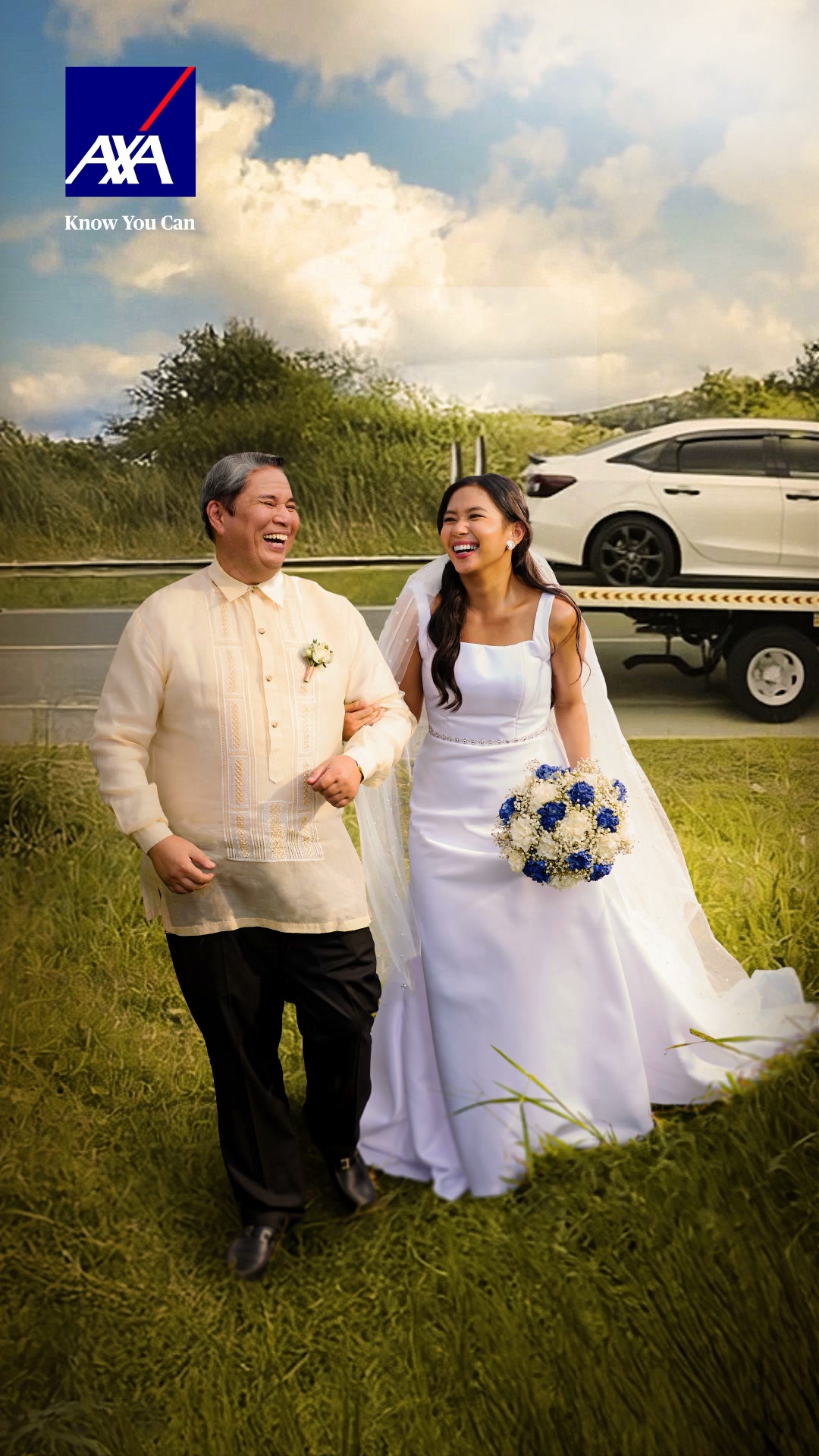 AXA Philippines Facebook ad: AXA CAR INSURANCE