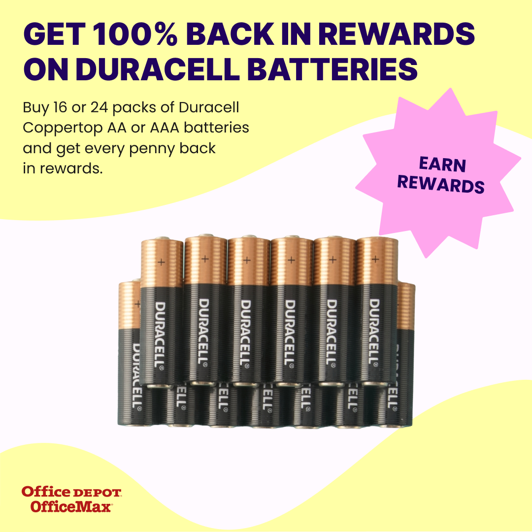 RetailMeNot Facebook ad: Get 100% back in rewards on Duracell, $20…