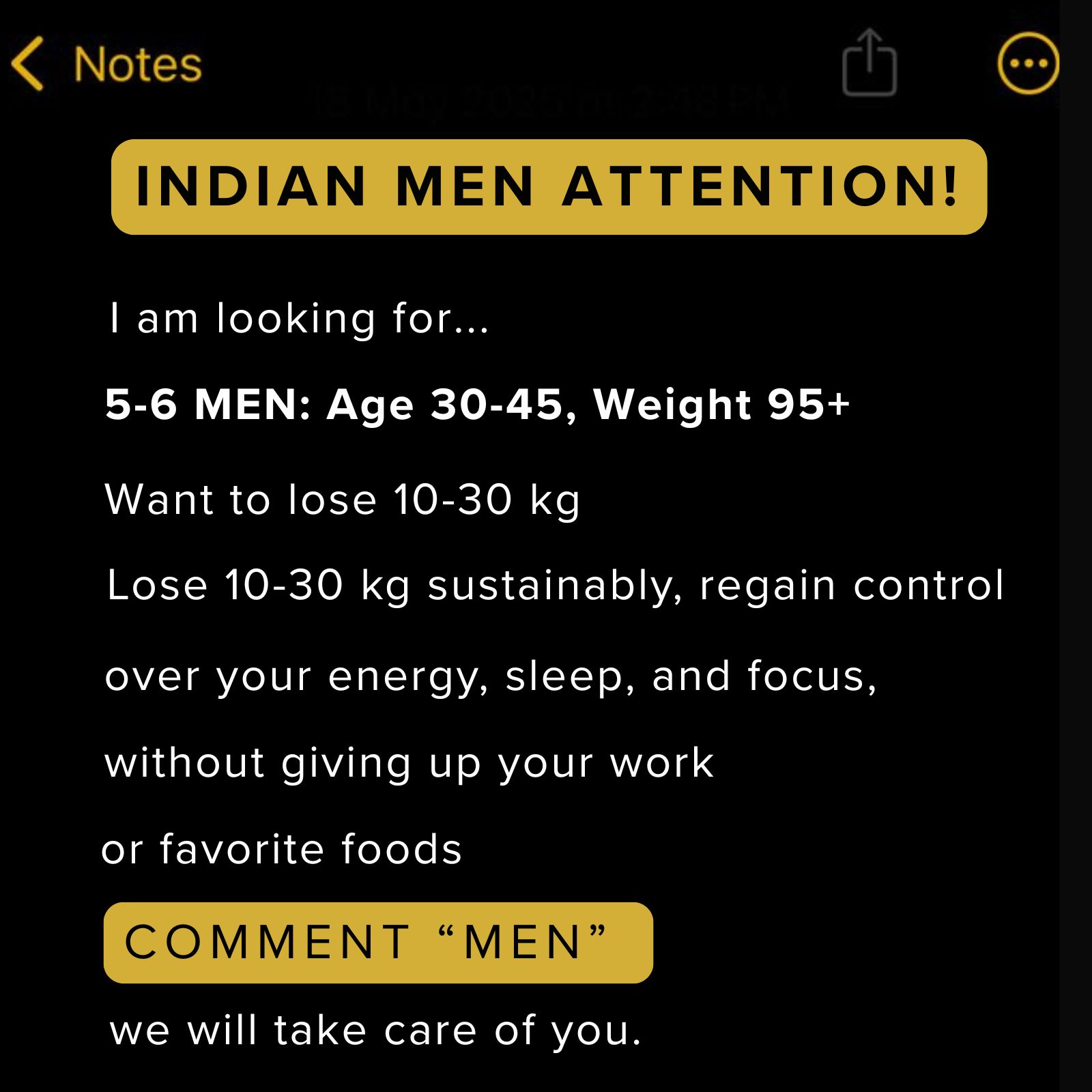 Elite Men Fitness Facebook ad