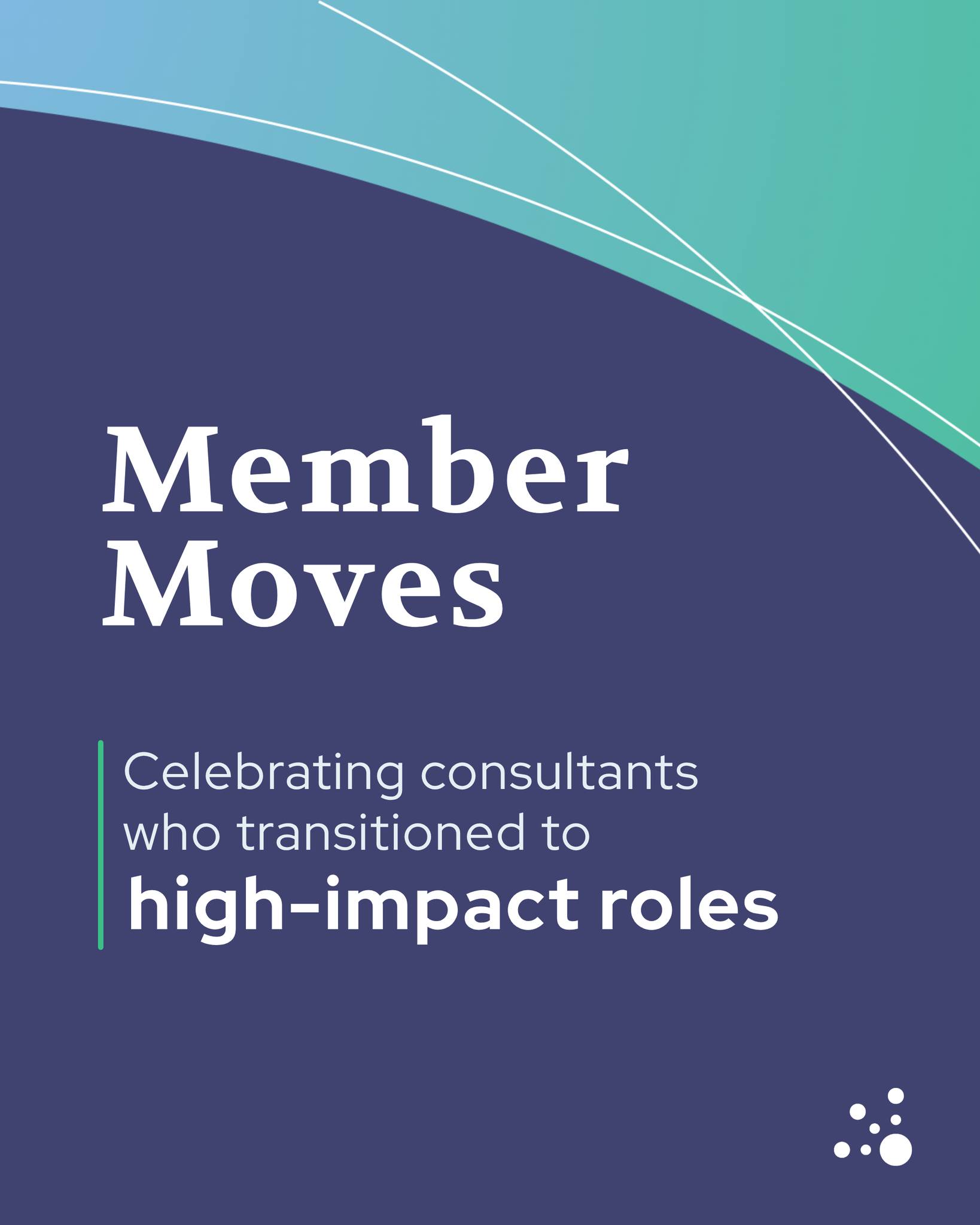 Consultants for Impact Facebook ad: The career wins keep coming!