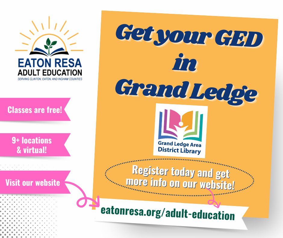 Eaton RESA Adult Education Facebook ad: Adult Education