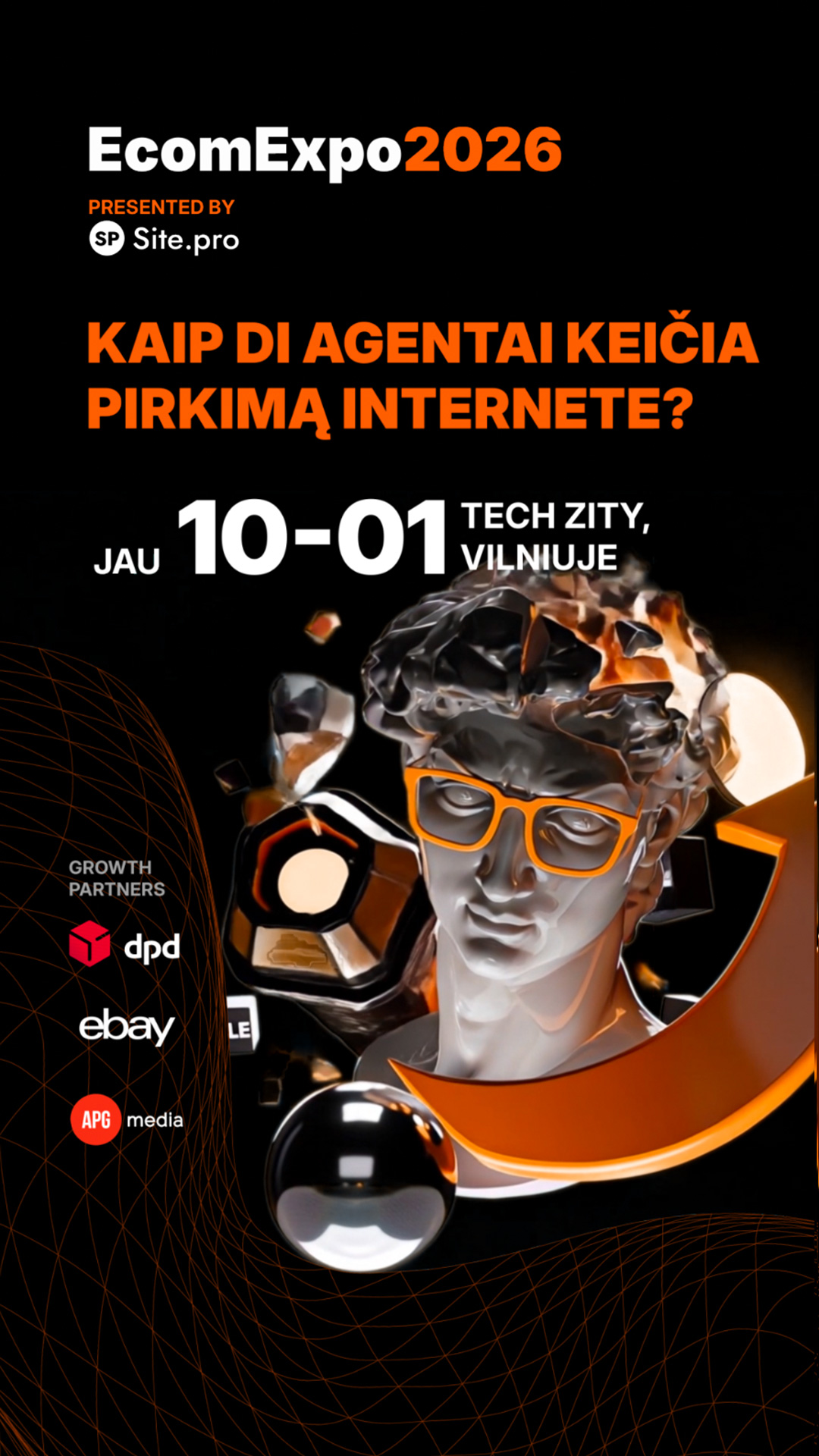 Ecomexpo Facebook ad: Join 800+ E-Commerce Pros in Vilnius