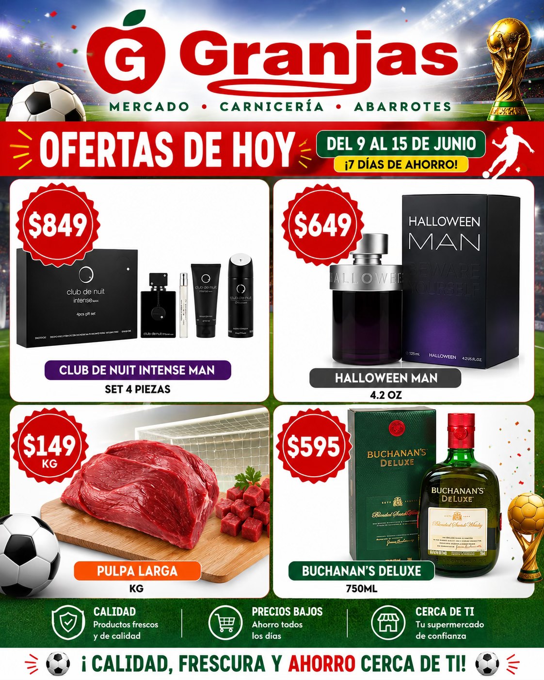 Mercado granjas Facebook ad