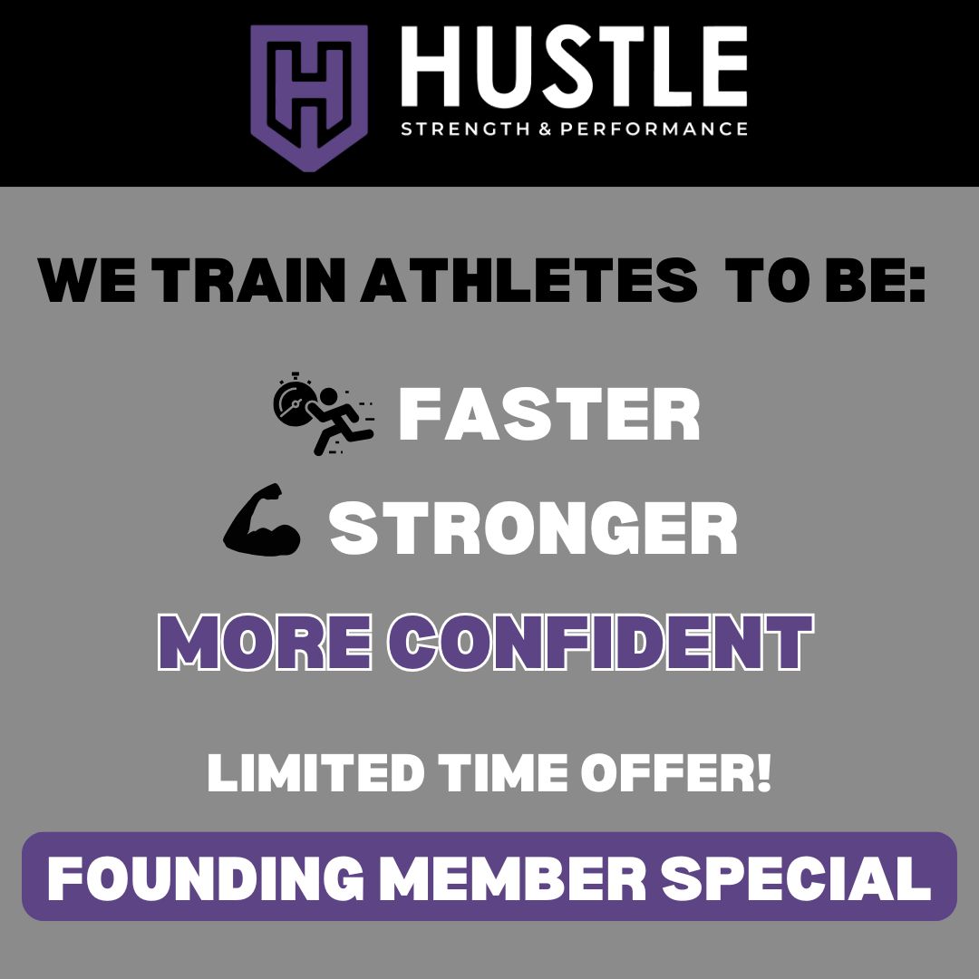 Hustle Strength & Performance Facebook ad: Become a Founding Member