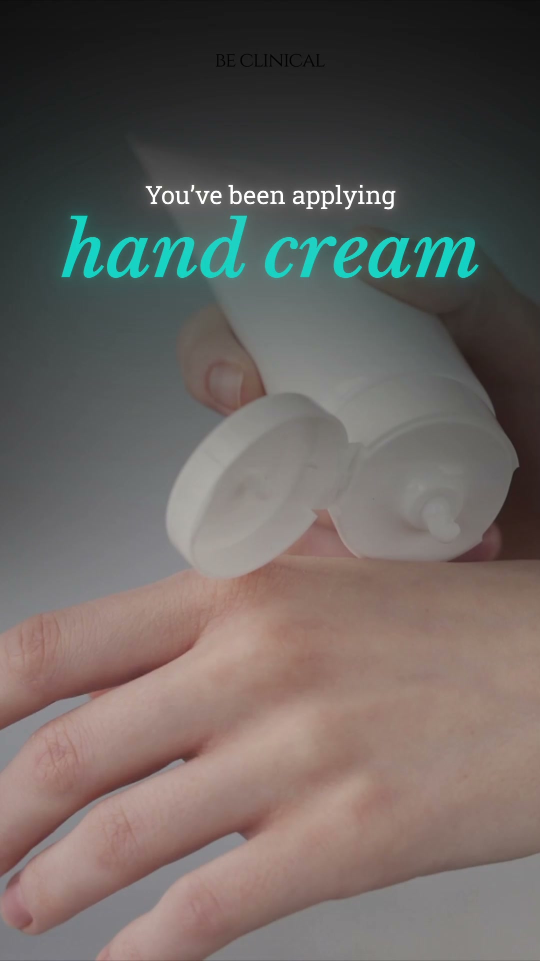 Be Clinical Facebook ad: Say Goodbye to Dry, Wrinkled Hands, Hello Youthful Softness!