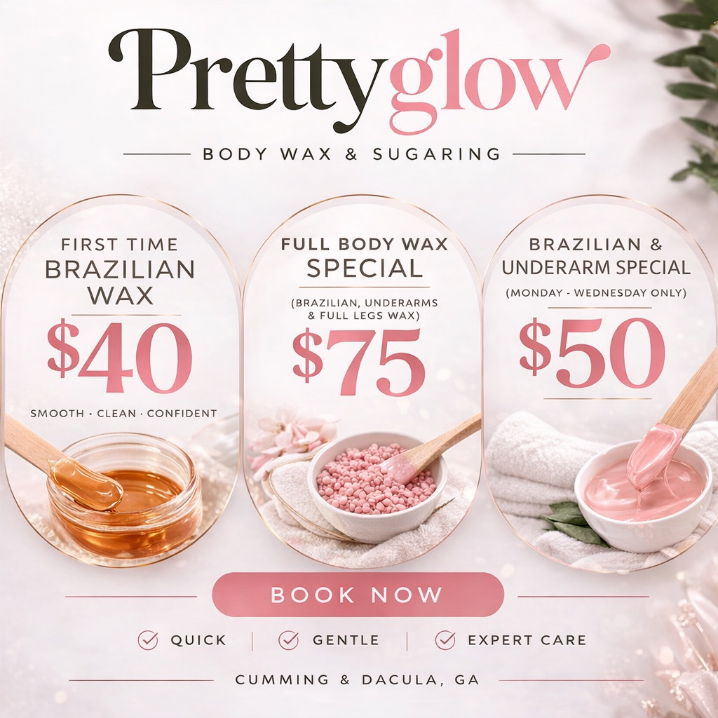 Pretty Glow Wax Facebook ad