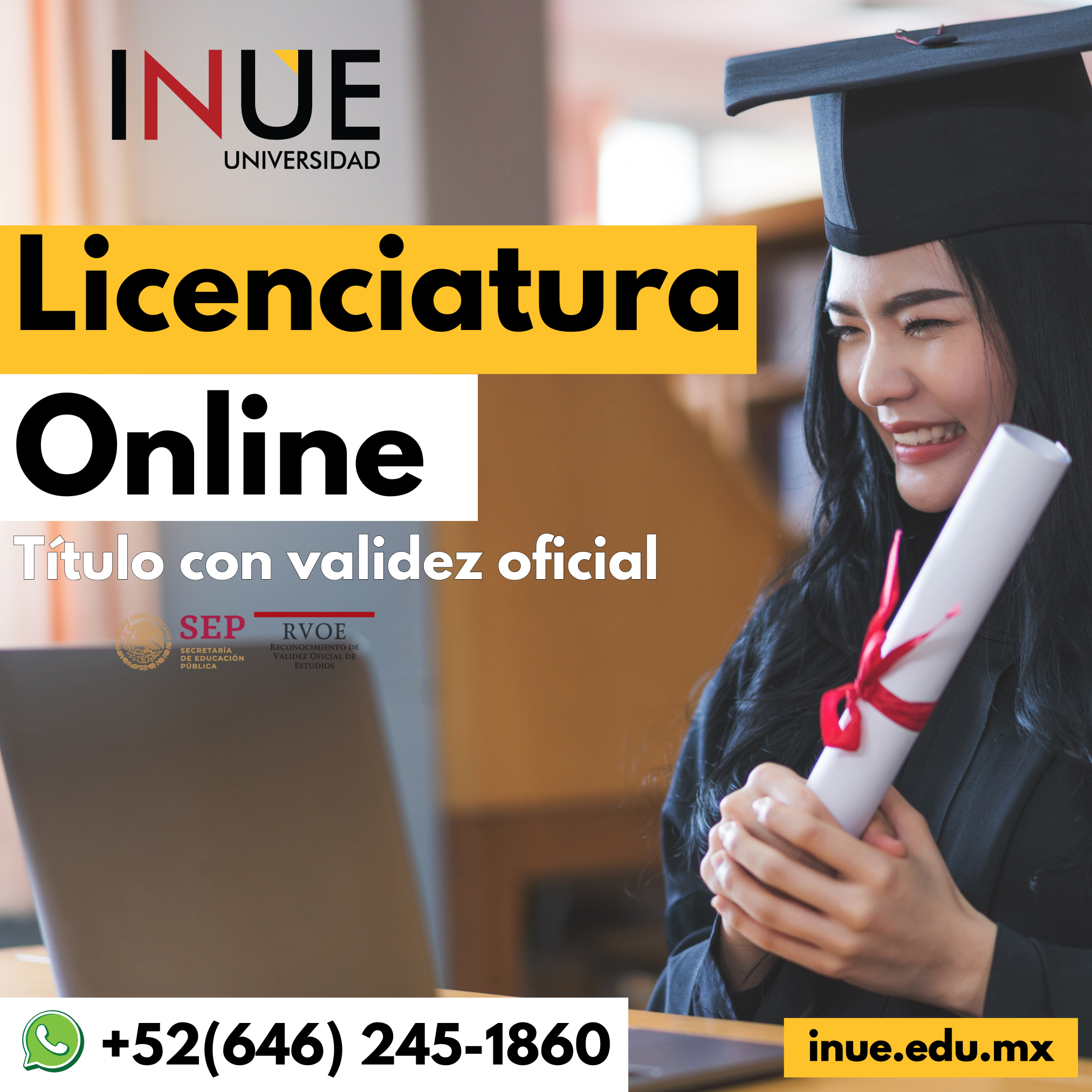 INUE Universidad Facebook ad: INUE Online