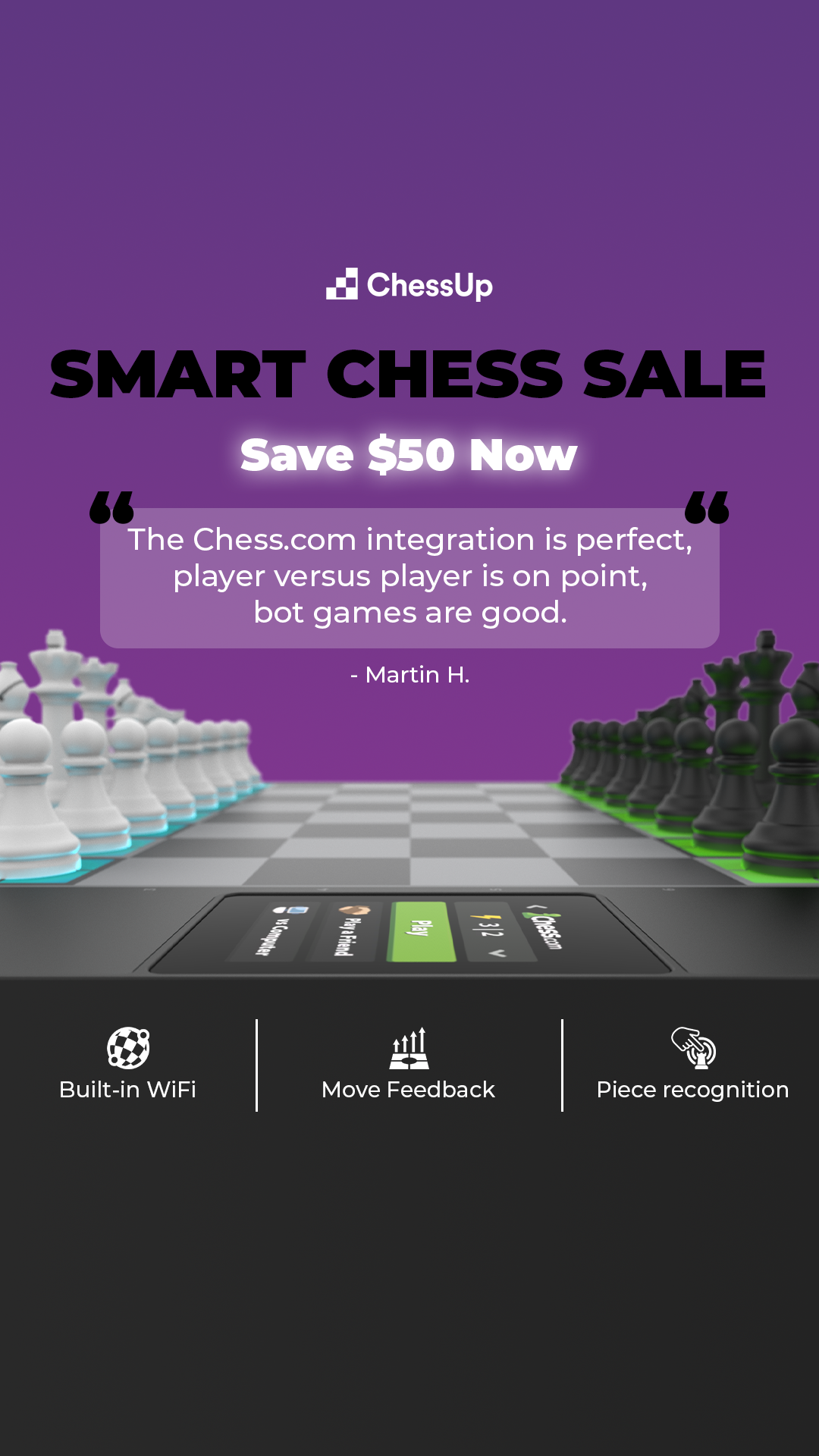 ChessUp Facebook ad