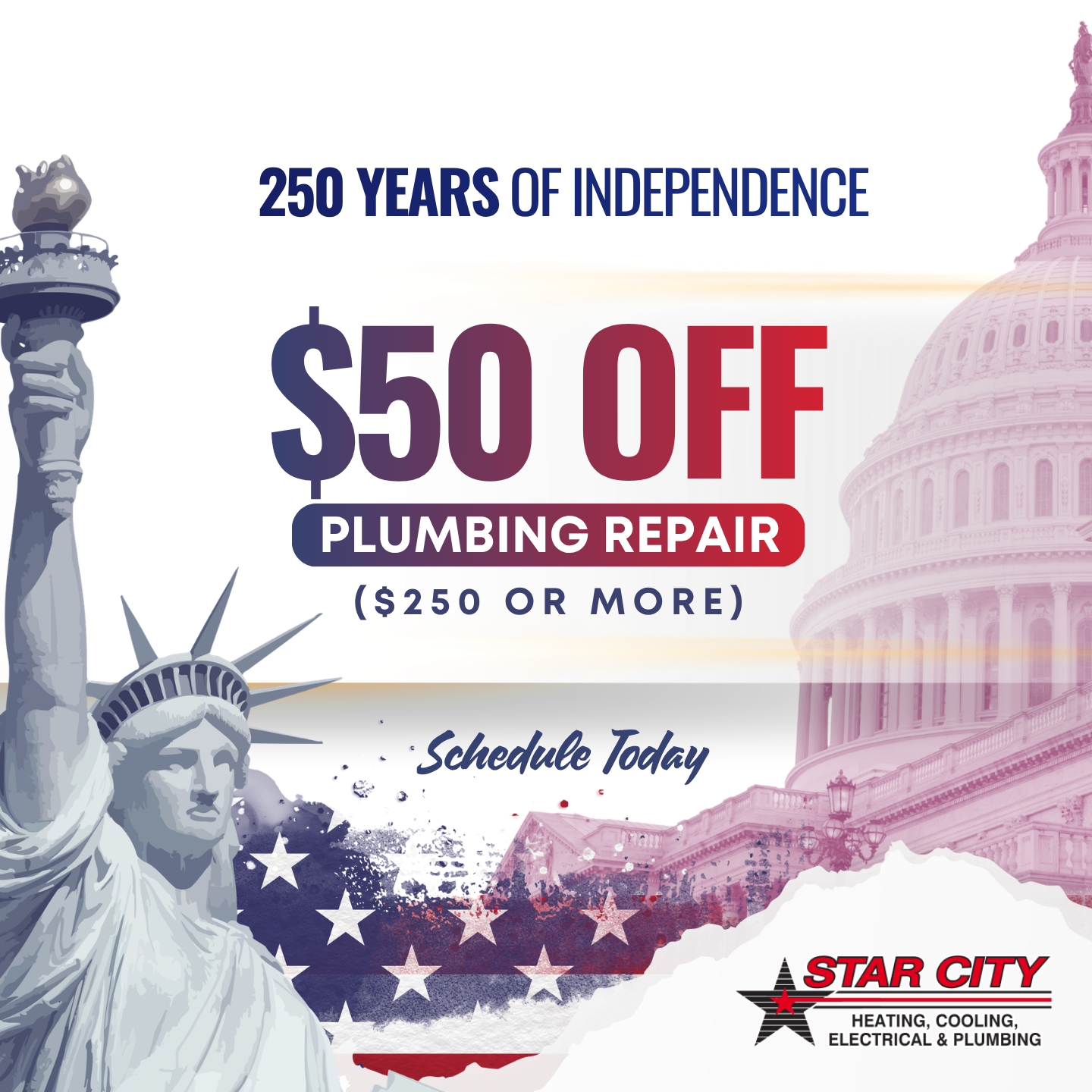 Star City Heating, Cooling Electrical & Plumbing Facebook ad