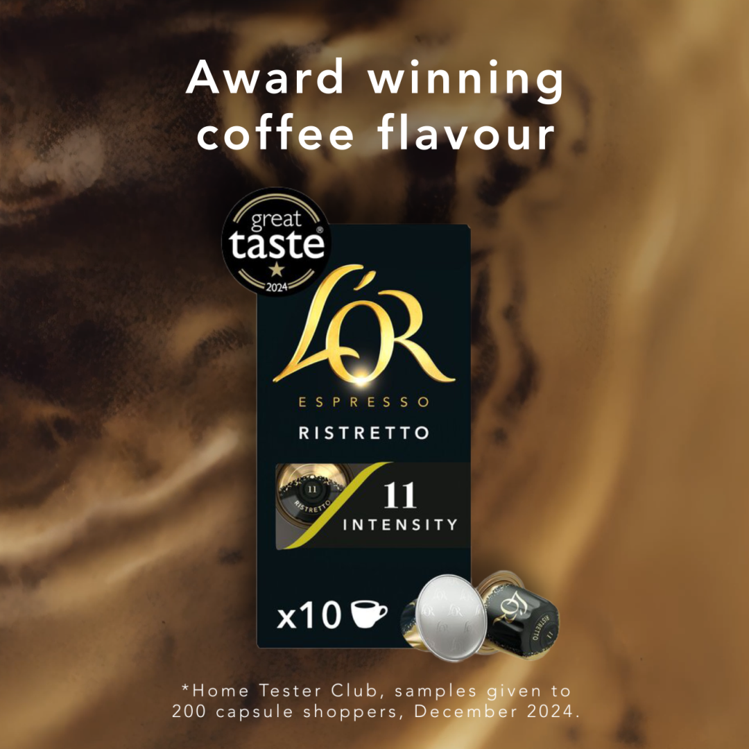L'OR Espresso Facebook ad from Feb 27, 2026