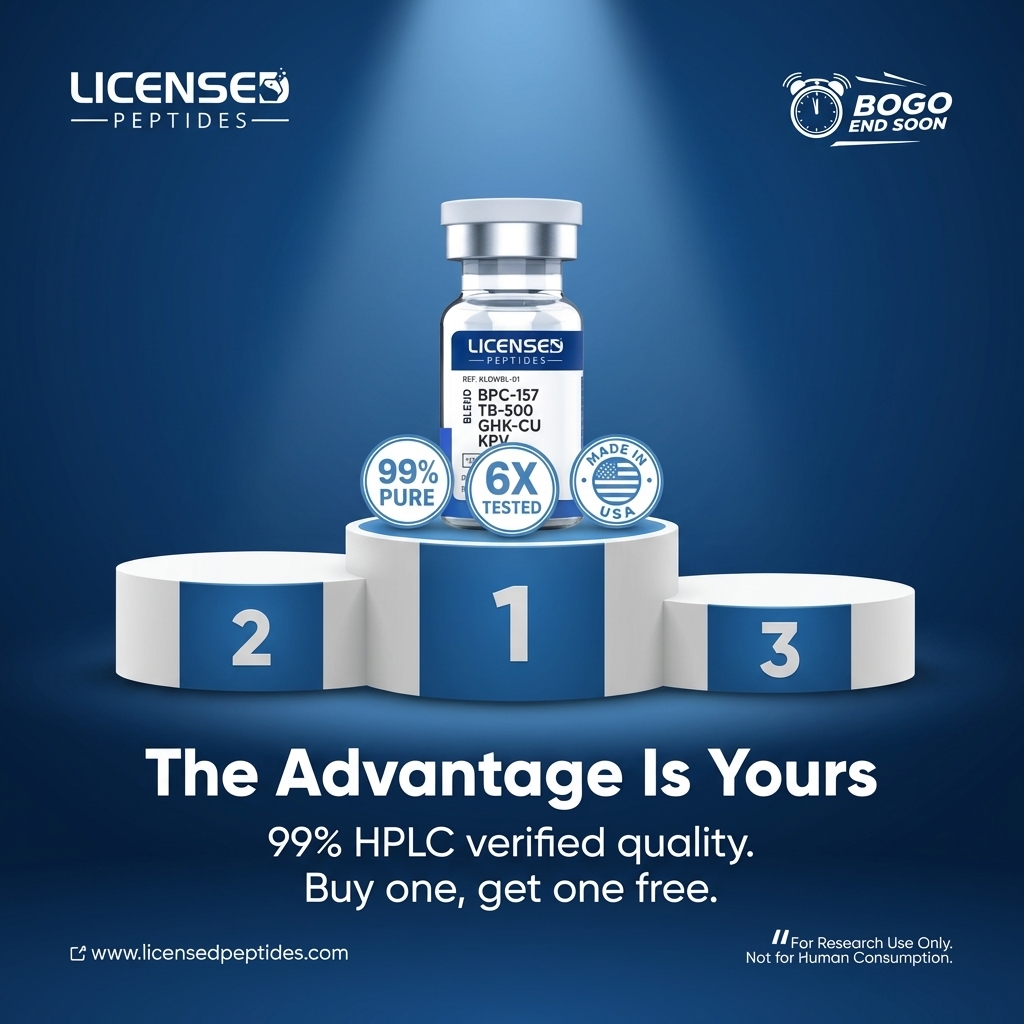 LicensedPeptides Facebook ad