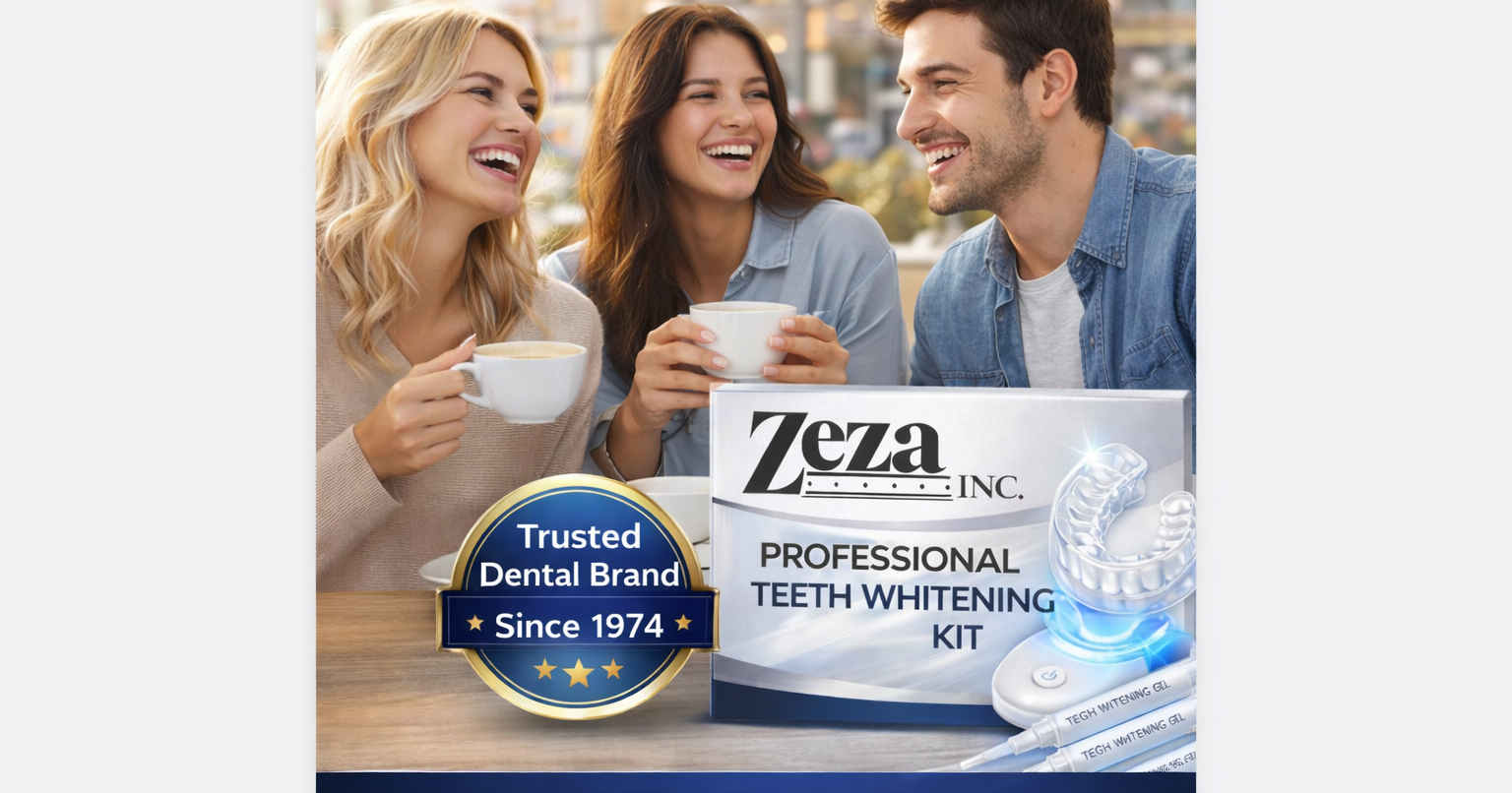 Zeza, Inc Facebook ad: Beautiful Smile - Bright White Teeth, FAST with…