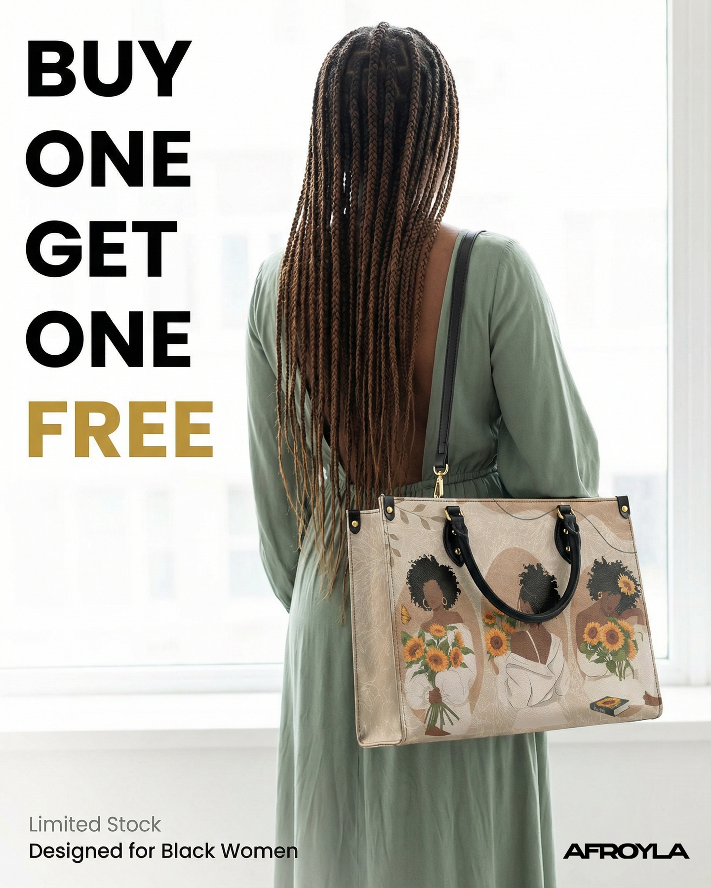 Afroyla - Leather Handbags Inspired by Black Women Facebook ad