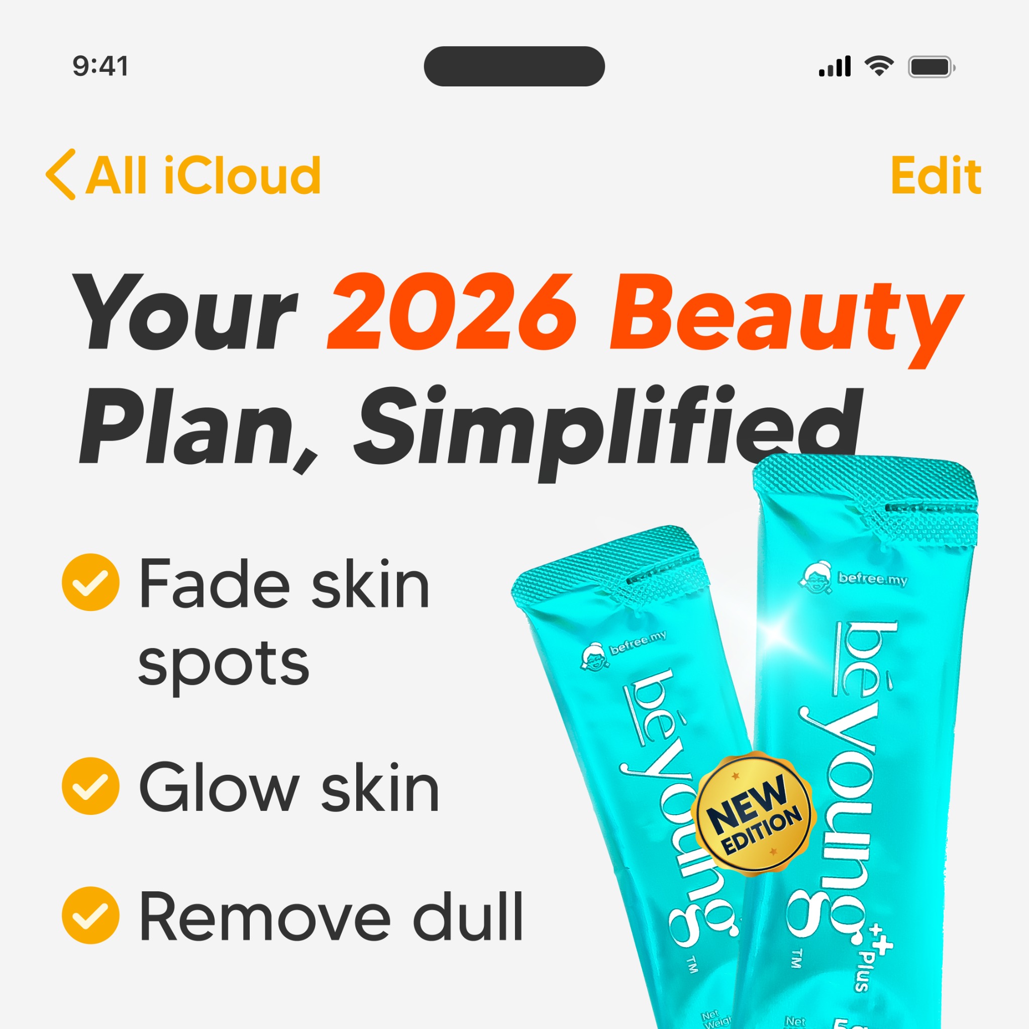 befree.my Facebook ad: First 80 new customers get a special new