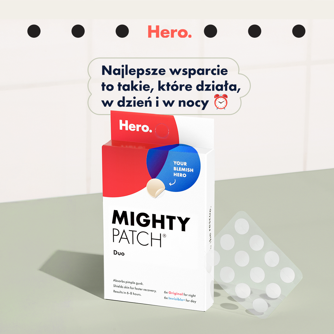 HERO Mighty Patch Polska Facebook ad