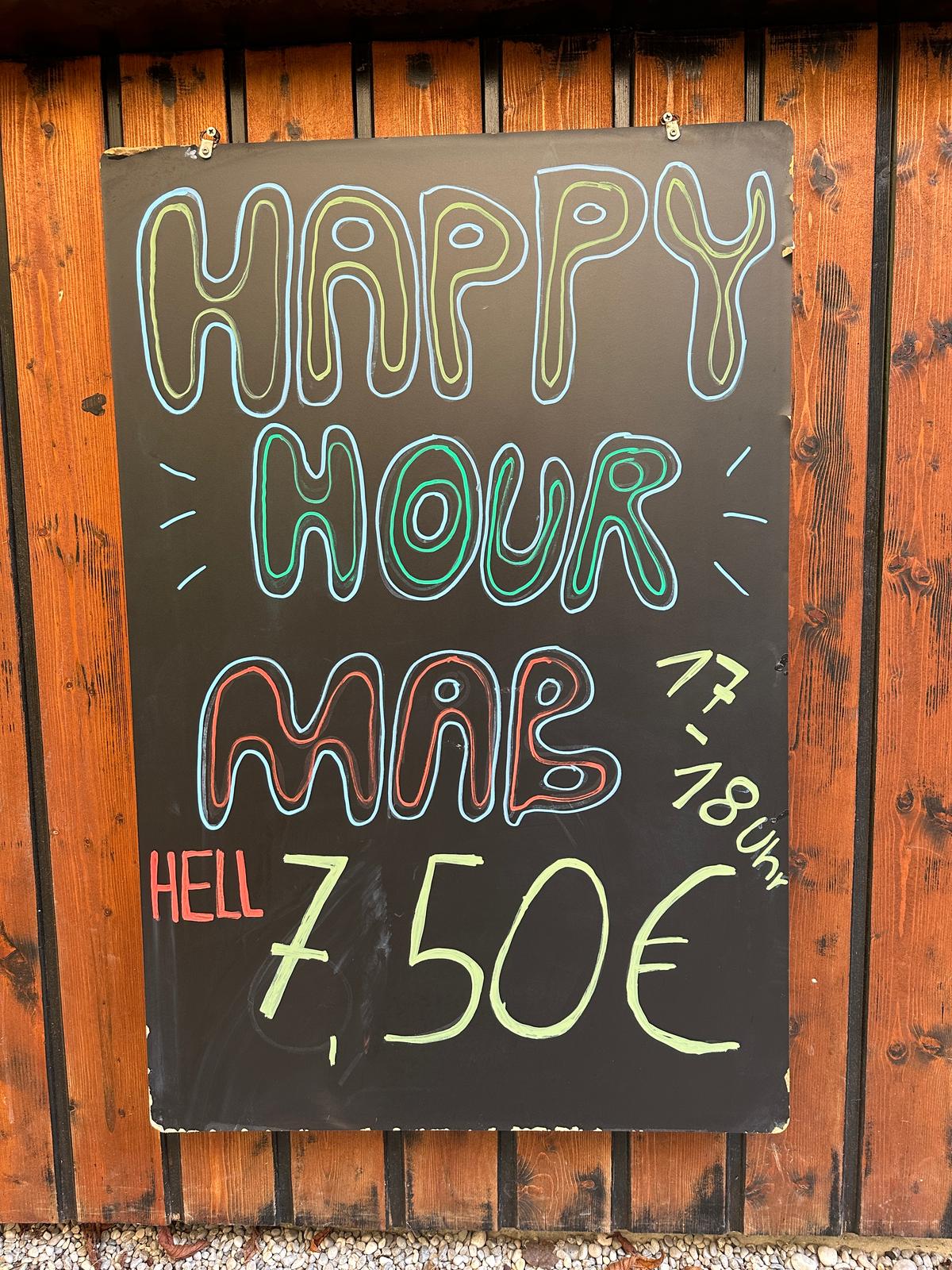 Stadt Biergarten Facebook ad from May 20, 2026