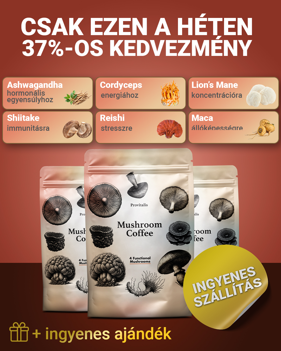 Provitalis Facebook ad: Akár 60% kedvezmény, csak korlátozott ideig!
