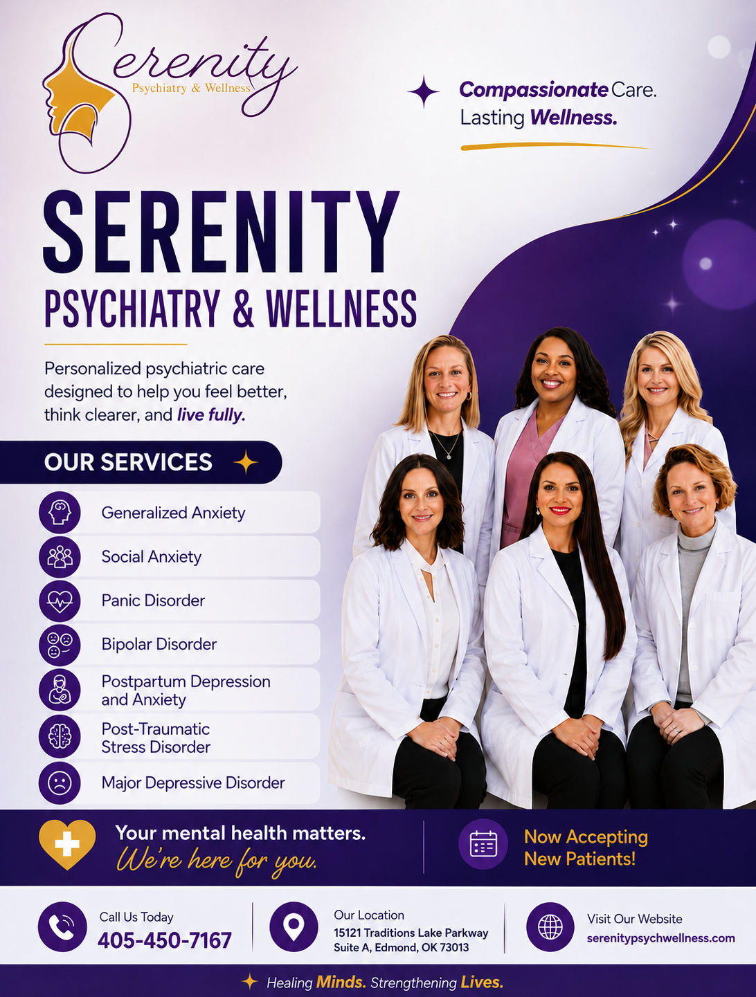 Serenity Psychiatry & Wellness Facebook ad
