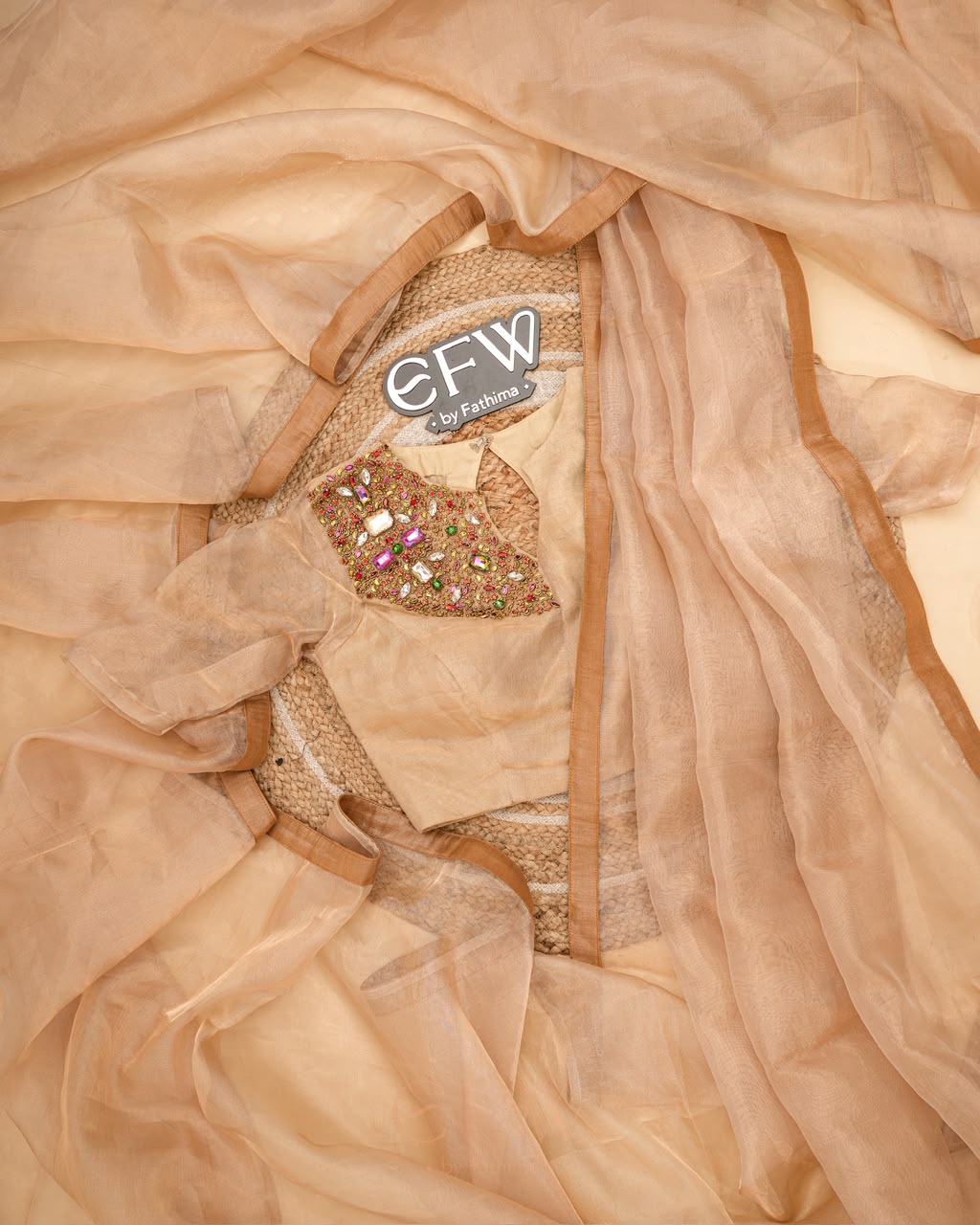 Efwbyfathima Facebook ad: Sahibha Saree - Elegance Woven for ou!