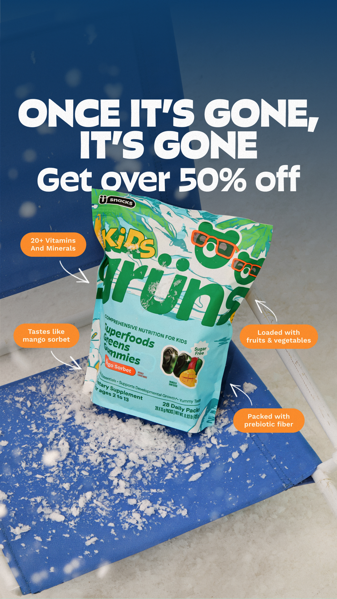 Grüns Kids Facebook ad