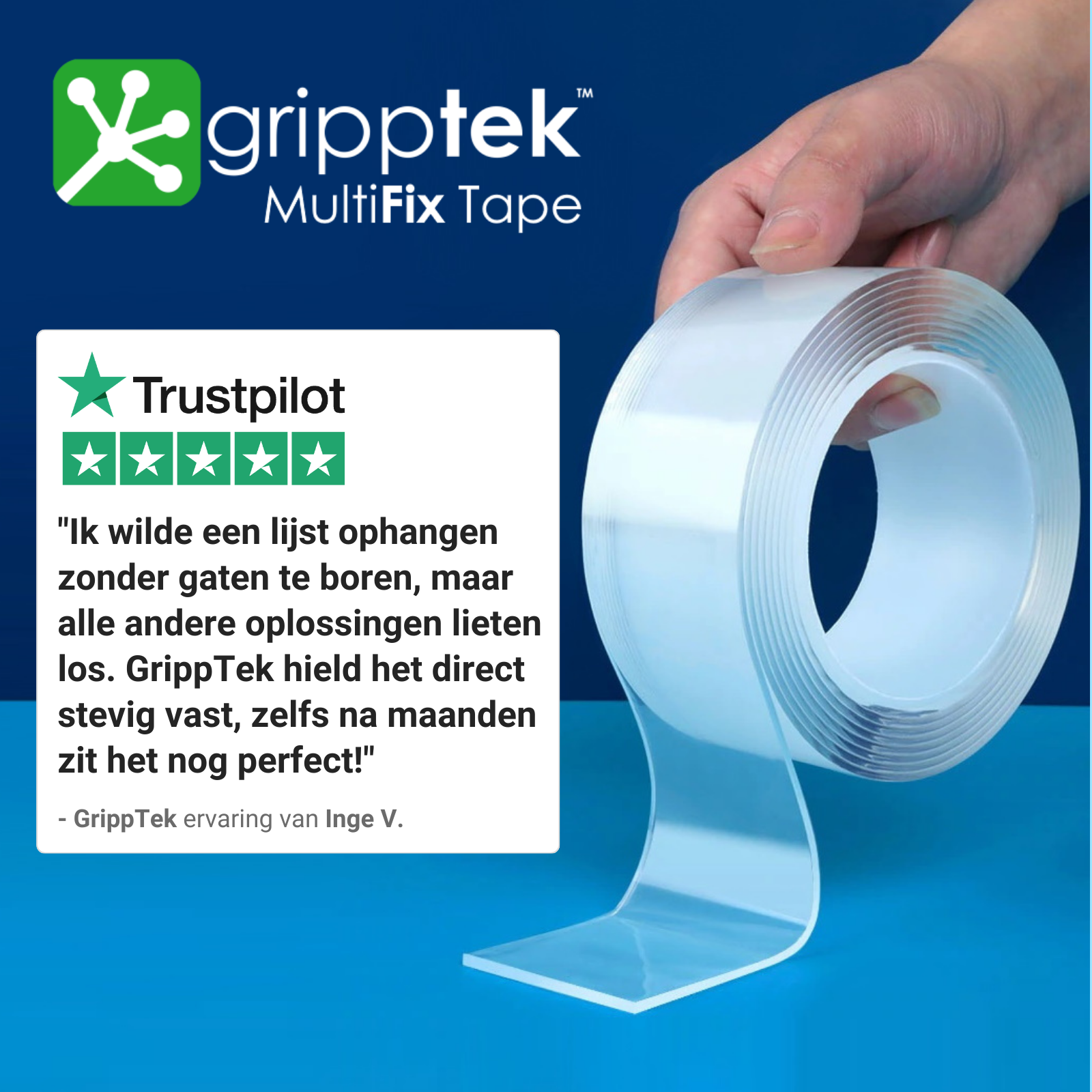 GrippTek Facebook ad: Nu tot 50% korting, zolang de voorraad strekt!
