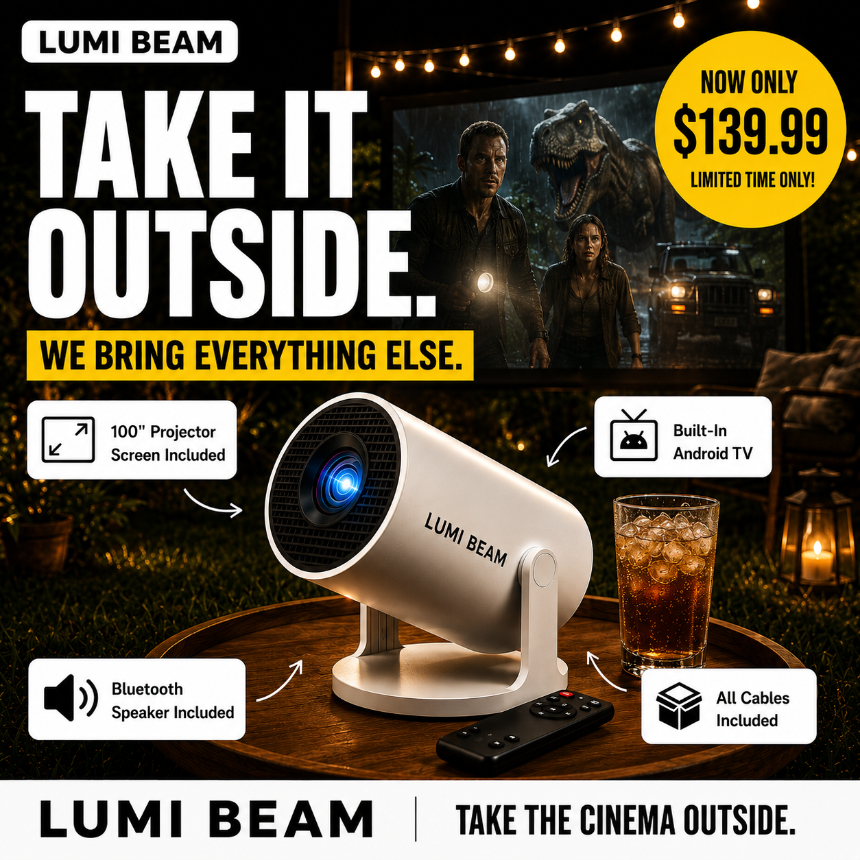 Lumi Beam Facebook ad