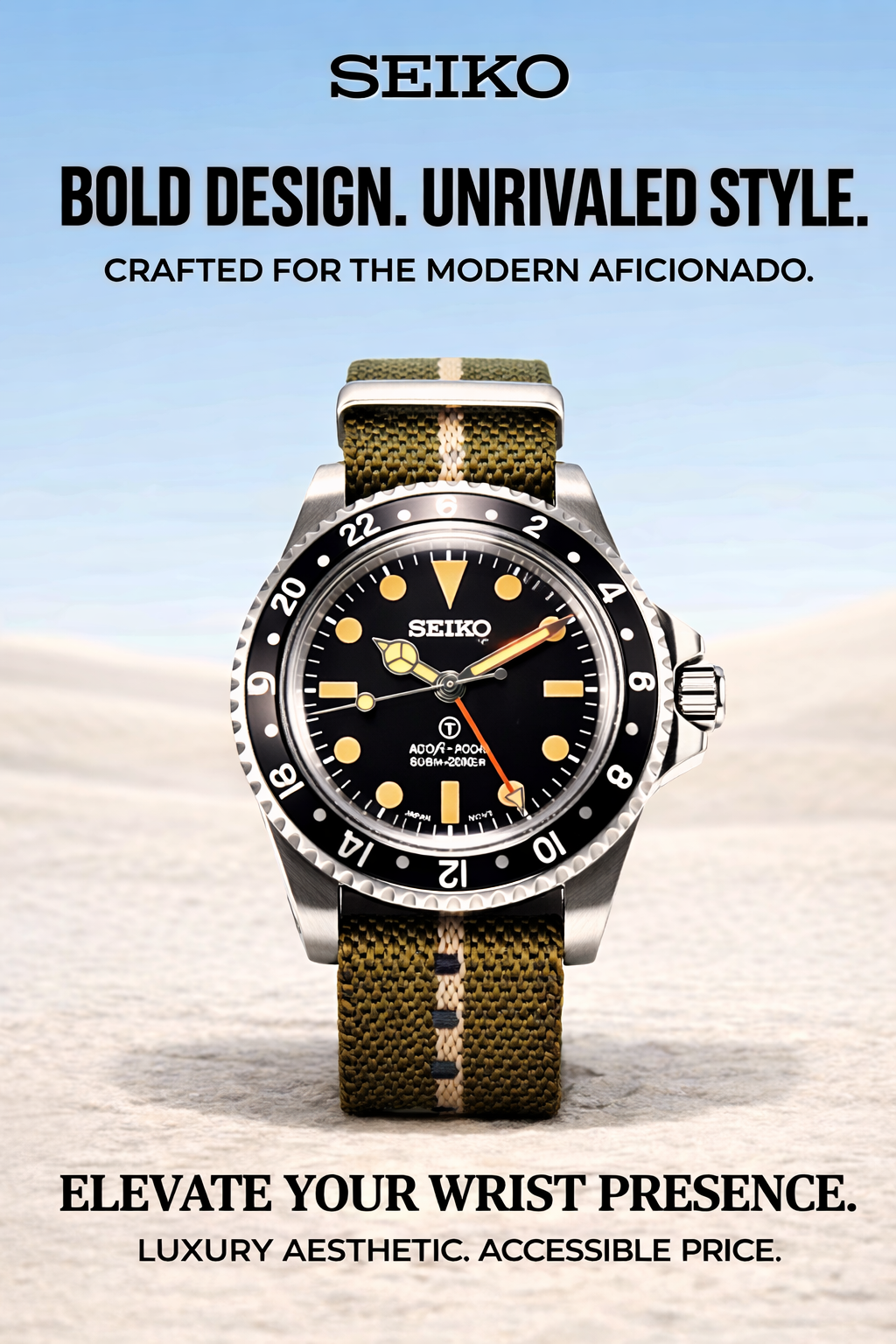 Zjani mods Facebook ad: Limited Edition GMT Watch, Selling Fast!