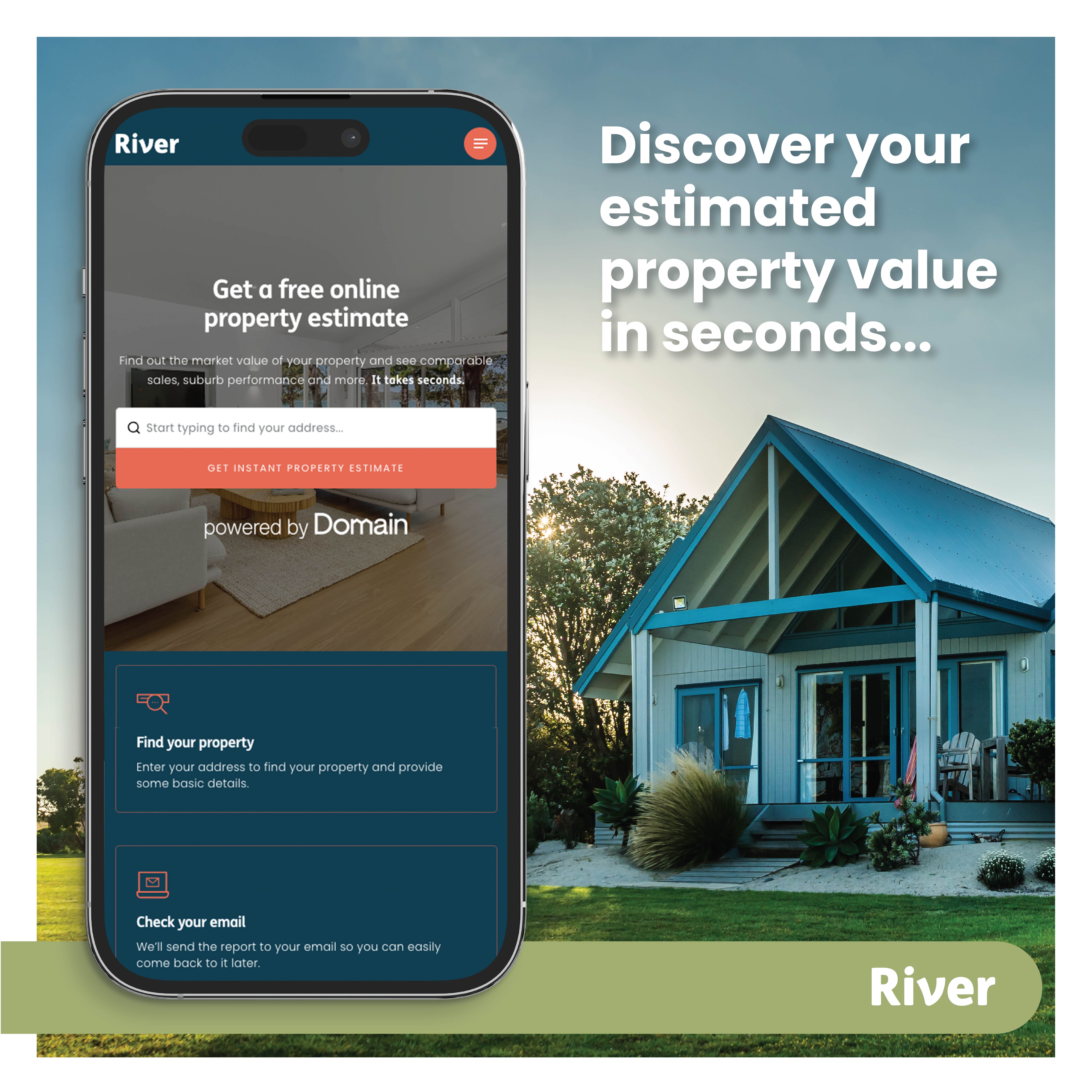 River Realty Facebook ad from Feb 2, 2026