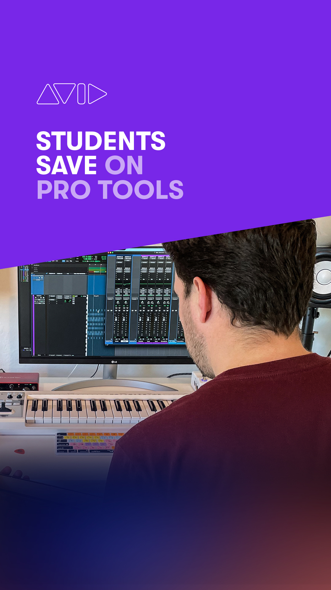 Avid Pro Tools Facebook ad