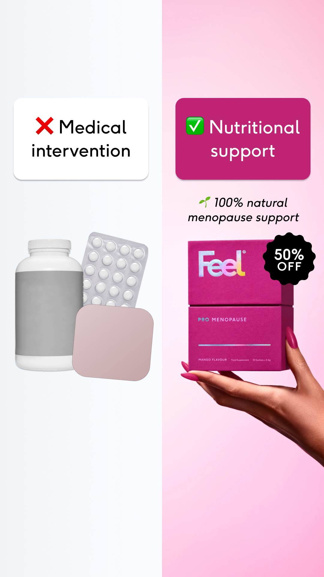 Feel Facebook ad