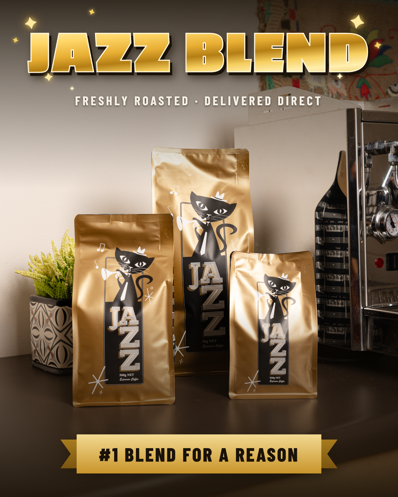 The Coffee Bean Shop Facebook ad: Best-Selling Blend