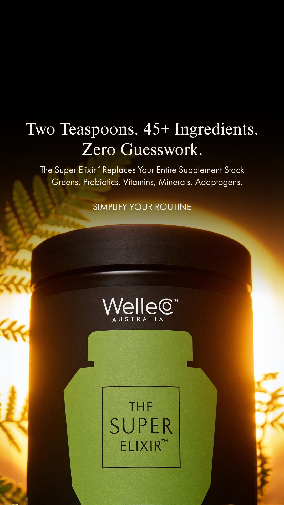 WelleCo Facebook ad