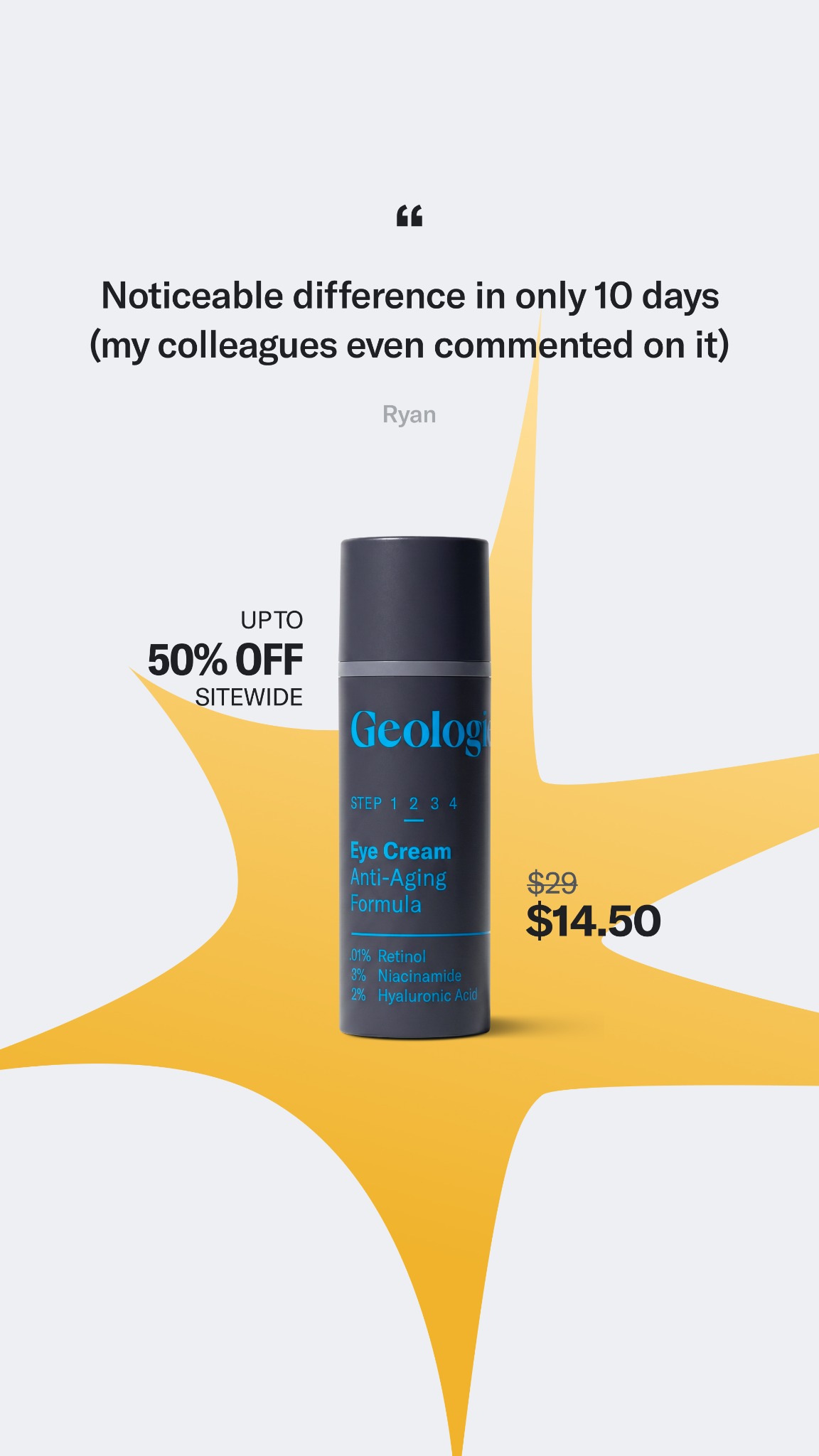 Geologie Facebook ad