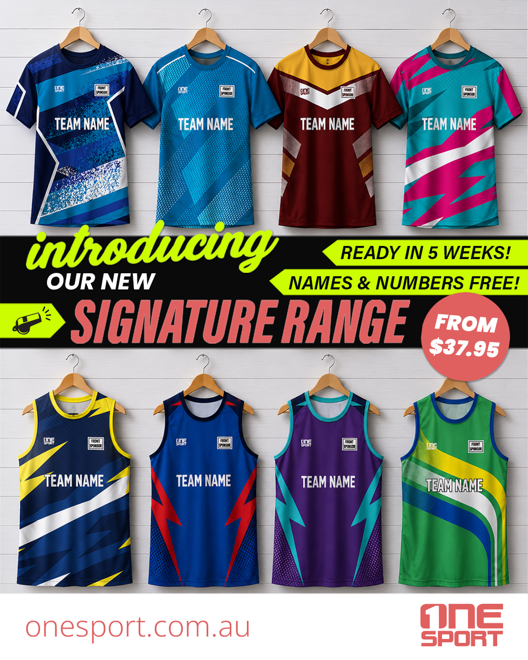 ONE SPORT Facebook ad: One Sport, Teamwear