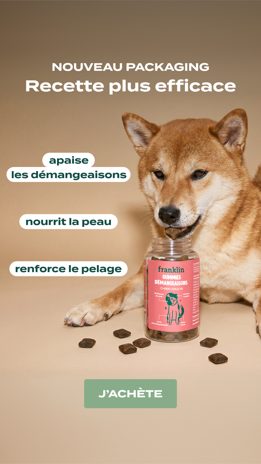 Franklin Pet Food Facebook ad
