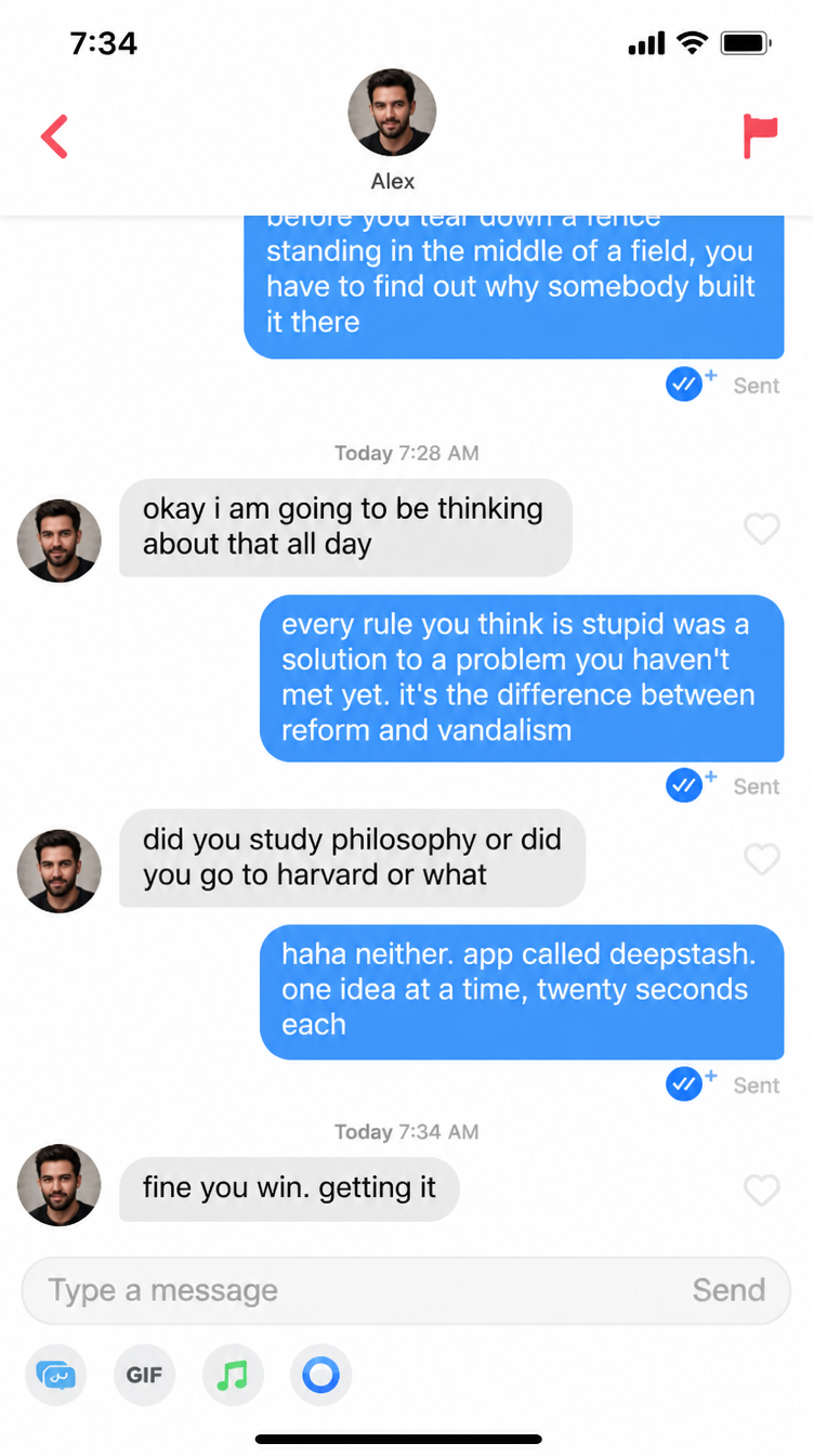 Deepstash Facebook ad