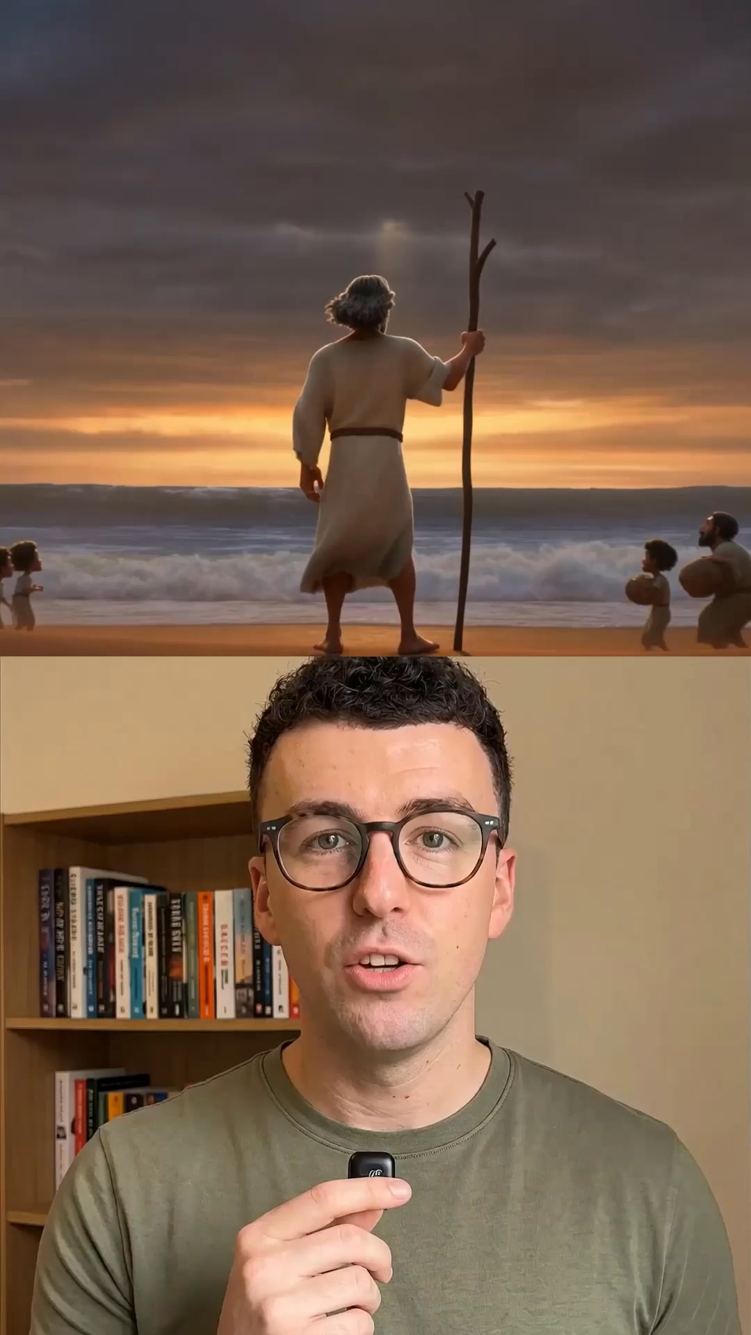 VidBee Facebook ad: Create Bible Stories in Minutes with AI