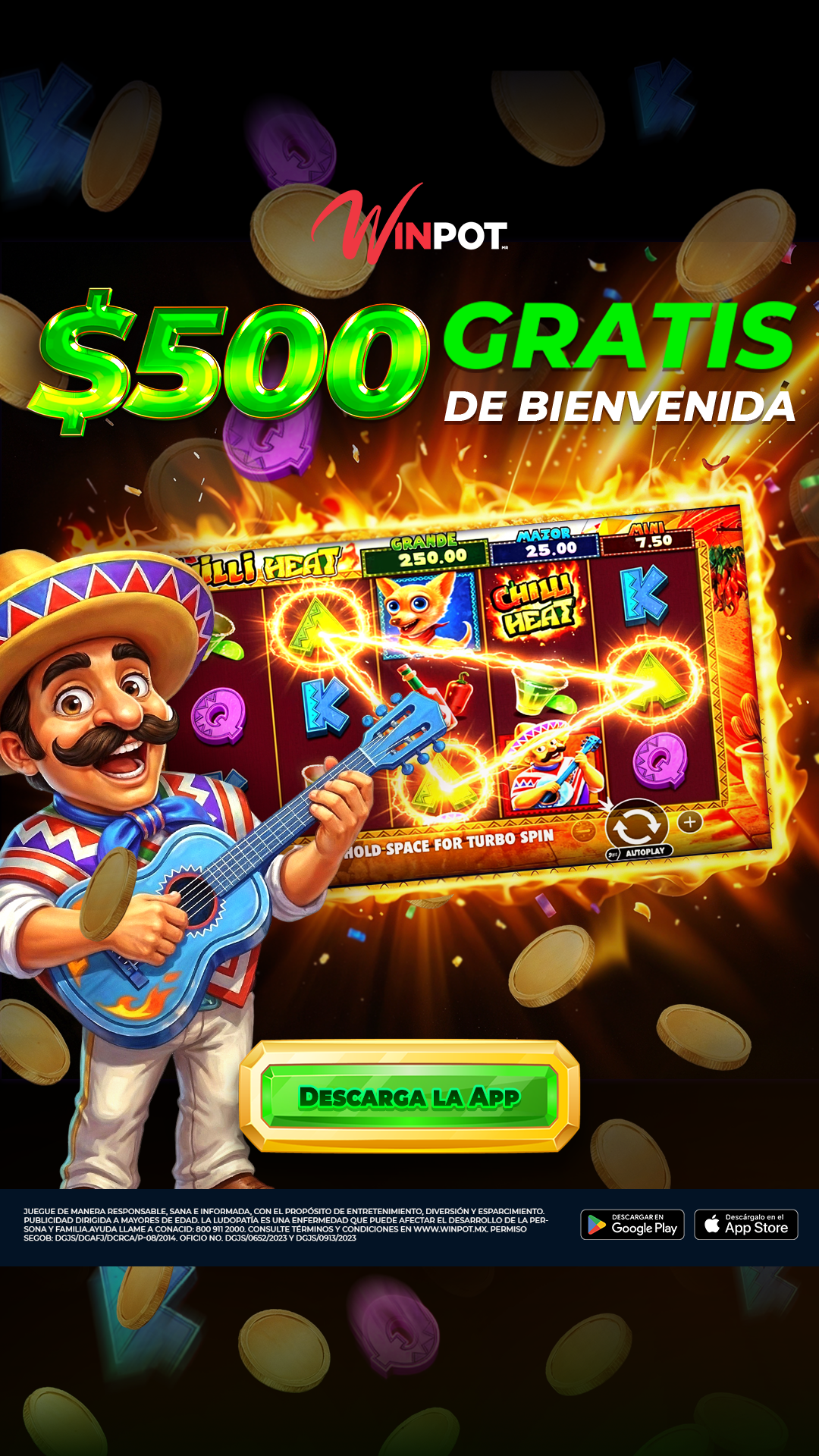 Winpot.mx Facebook ad