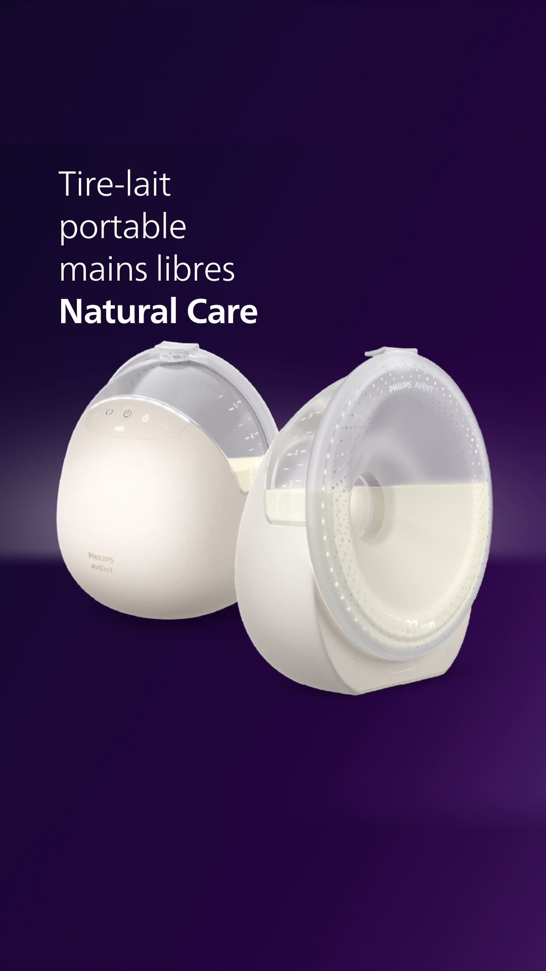 Philips Avent Facebook ad: Tire-lait portable Natural care Philips Avent