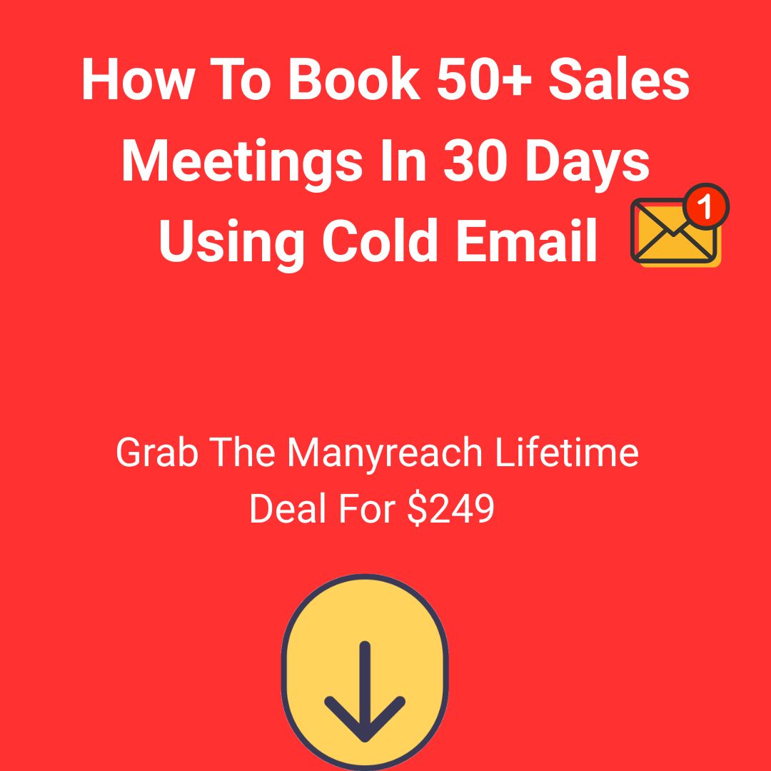 Manyreach Facebook ad: {$249} Book meeting everyday.