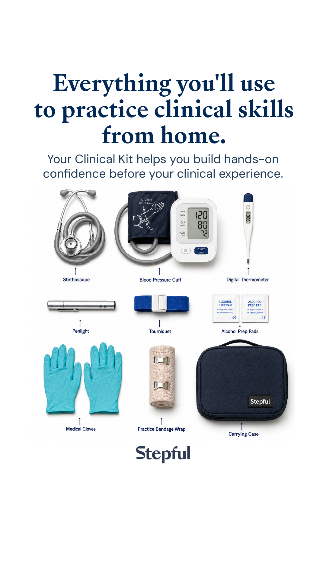 Stepful Facebook ad: Stand out from book-only pre-meds