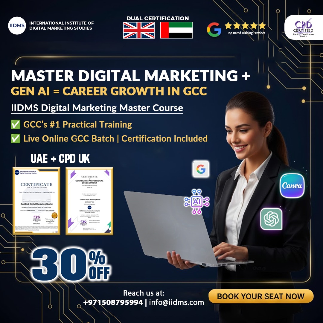 IIDMS - International Institute of Digital Marketing Studies Facebook ad