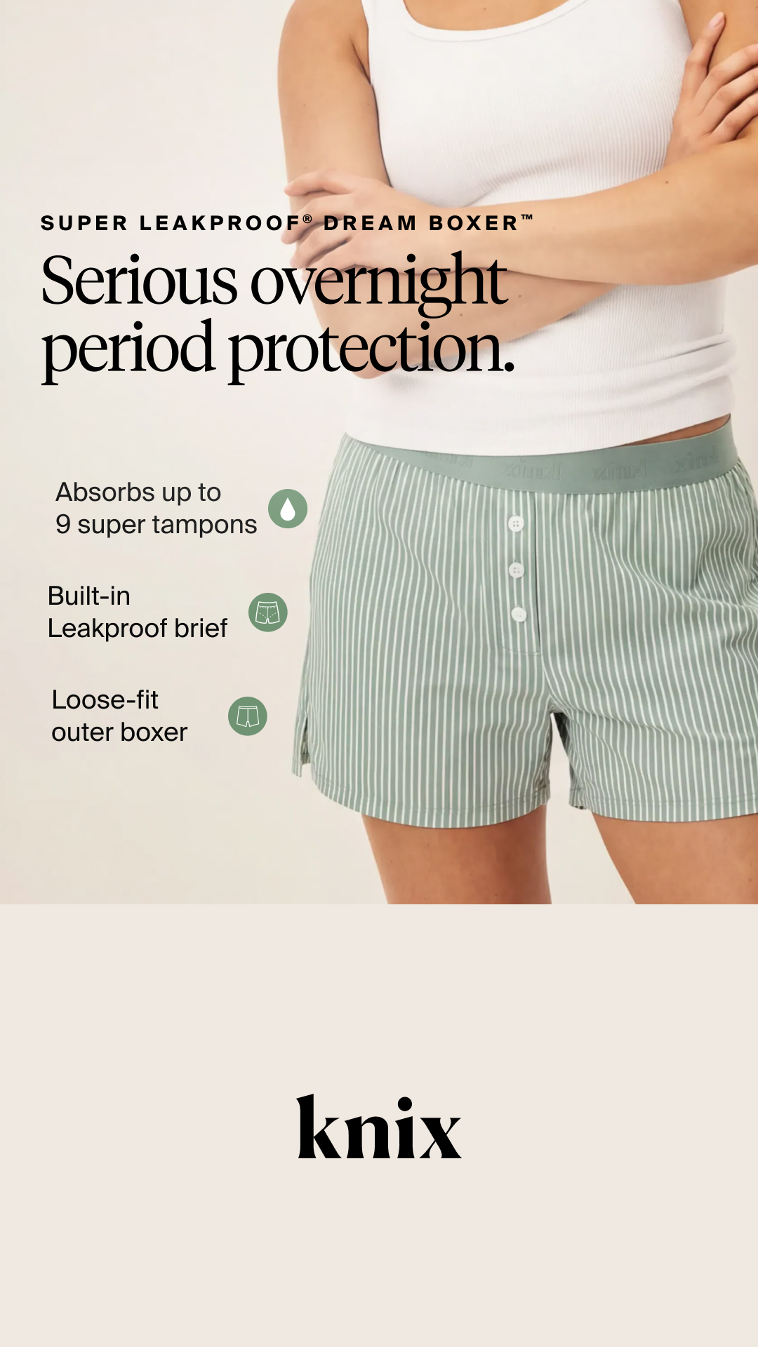 Knix Facebook ad