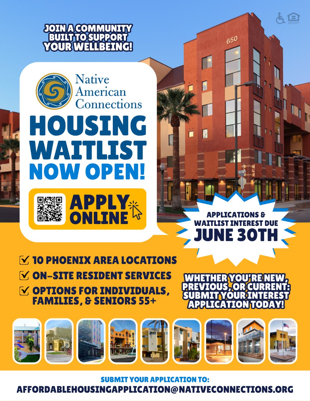 Native American Connections Facebook ad: NAC Housing Waitlist NOW OPEN until June 30th - Native…