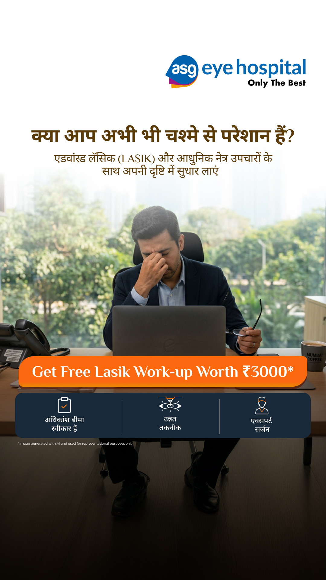 ASG Eye Hospital India Facebook ad