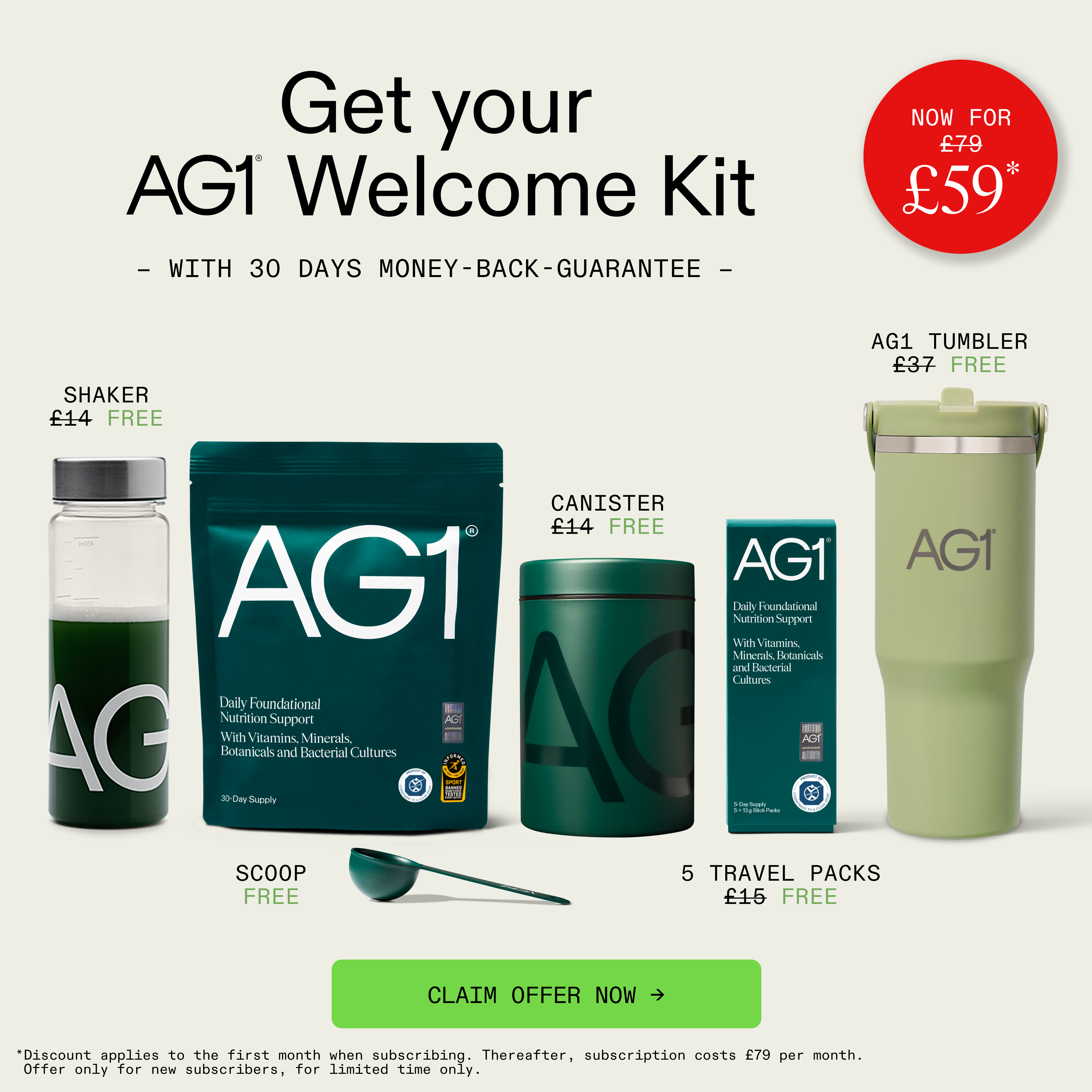 AG1 by Athletic Greens Facebook ad
