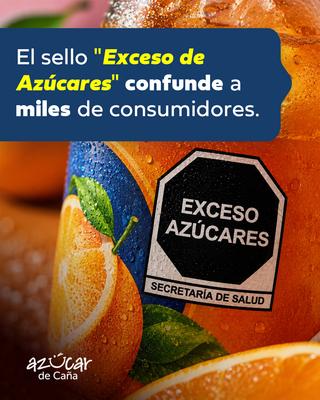 Hablemos de azúcar Facebook ad: El sello Exceso de Azúcares está confundiendo a…
