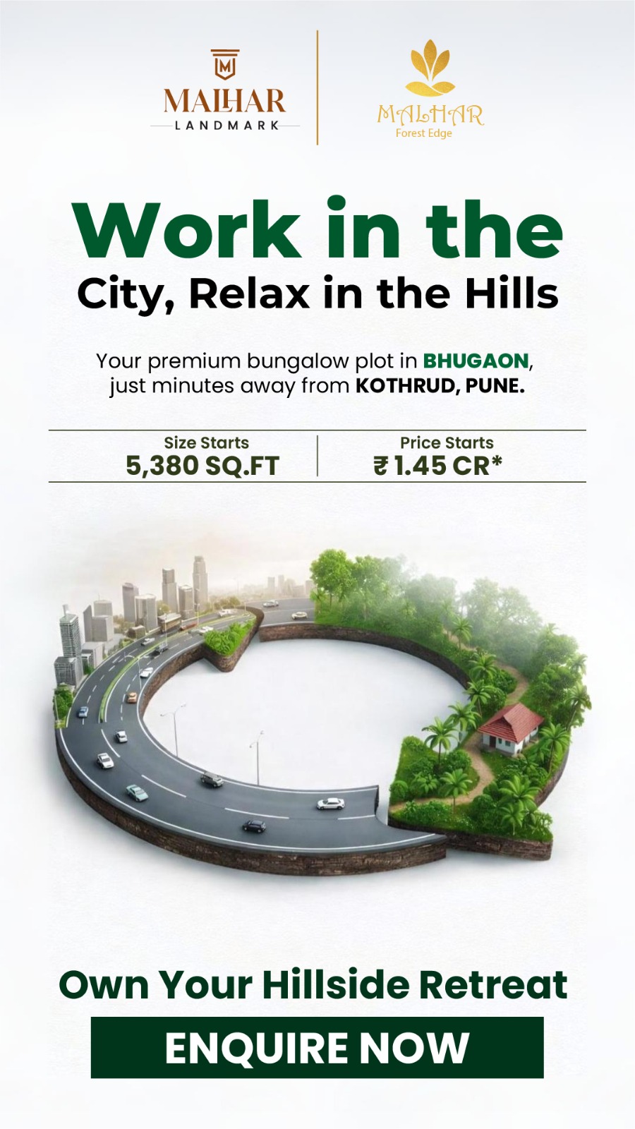 Malhar Landmarks Facebook ad from Jan 22, 2026